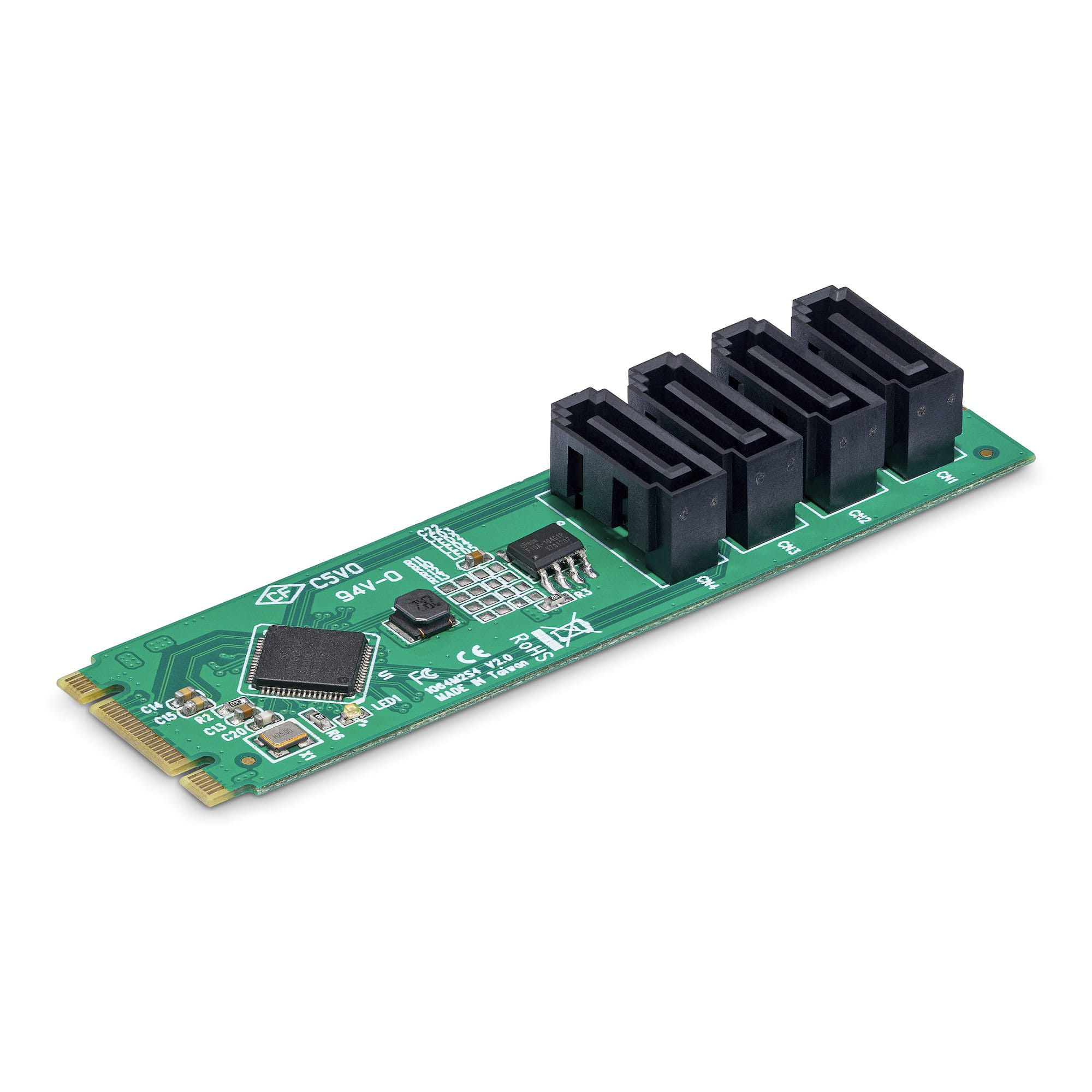 StarTech.com 4-Port M.2 to SATA Adapter Card
