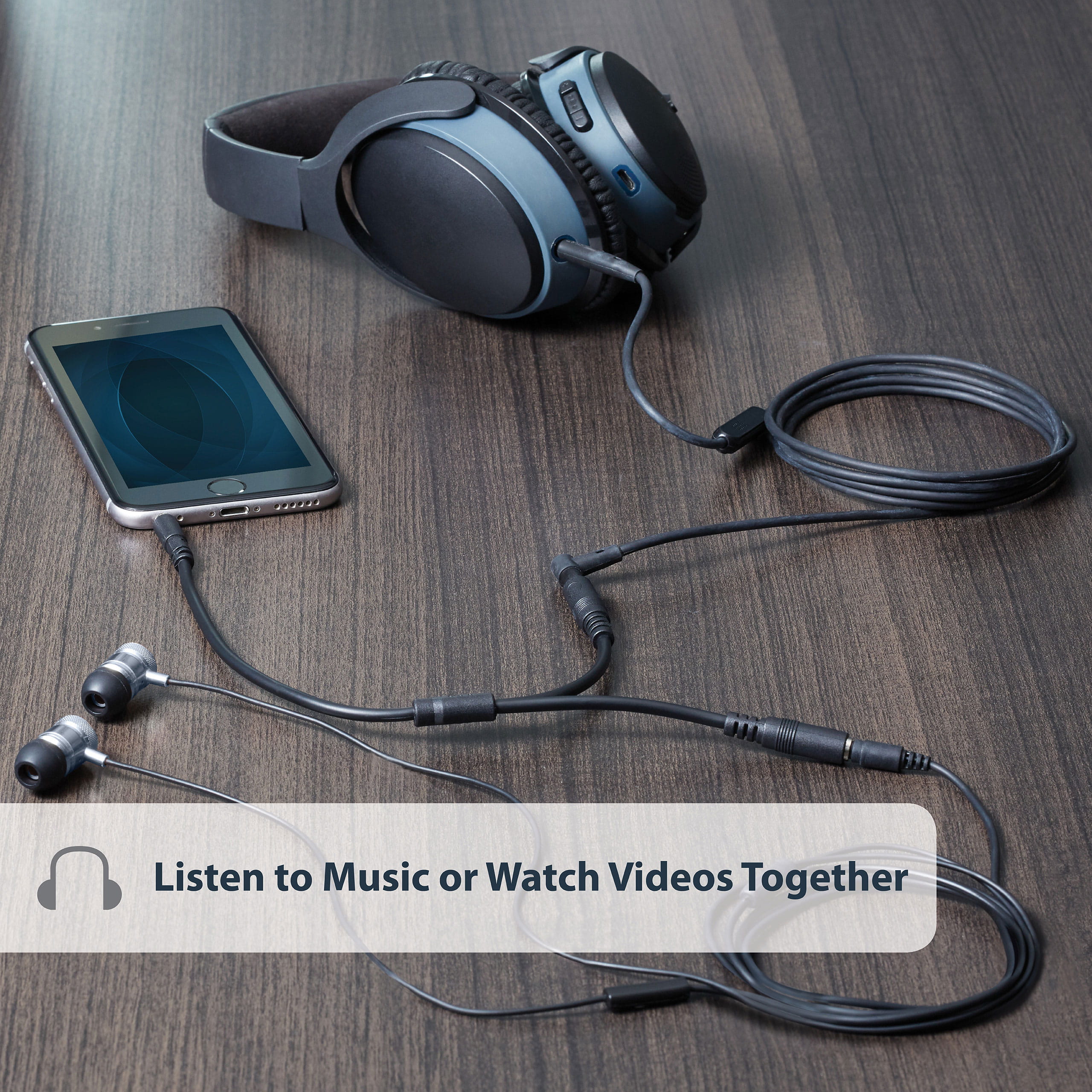 StarTech.com 3,5mm Klinke Y-Splitter Kabel