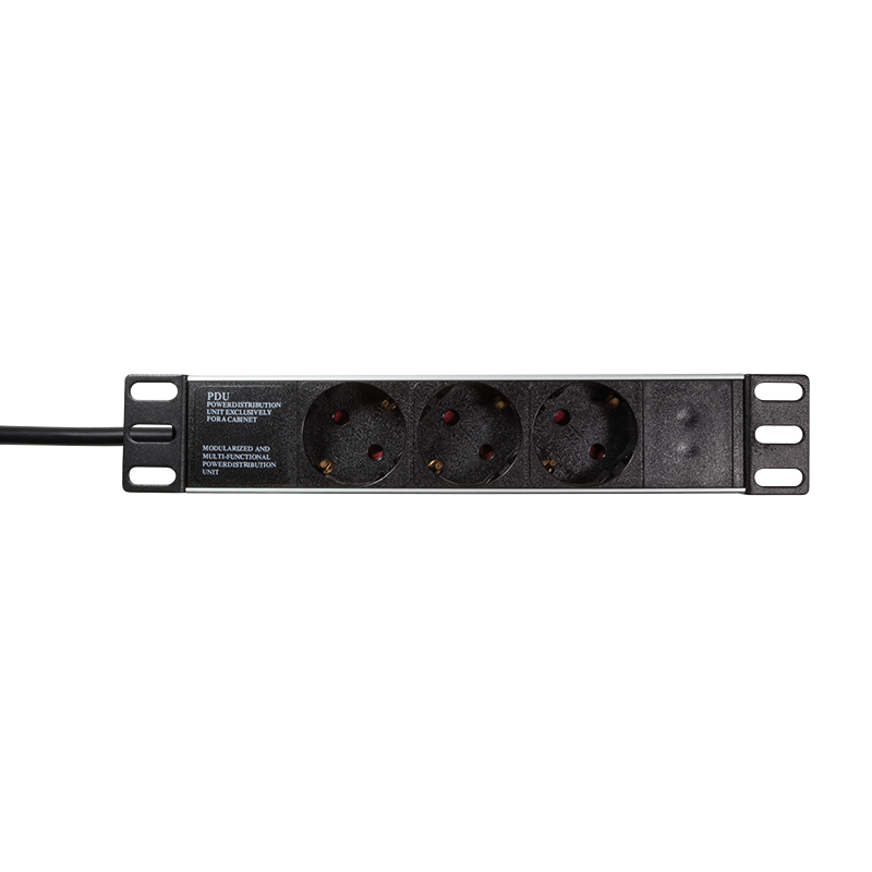 LogiLink Stromverteilungseinheit (Rack - einbaufähig) - Wechselstrom 230 V - 3500 Watt - Eingabe, Eingang power CEE 7/7 - Ausgangsanschlüsse: 3 (Stromversorgung)