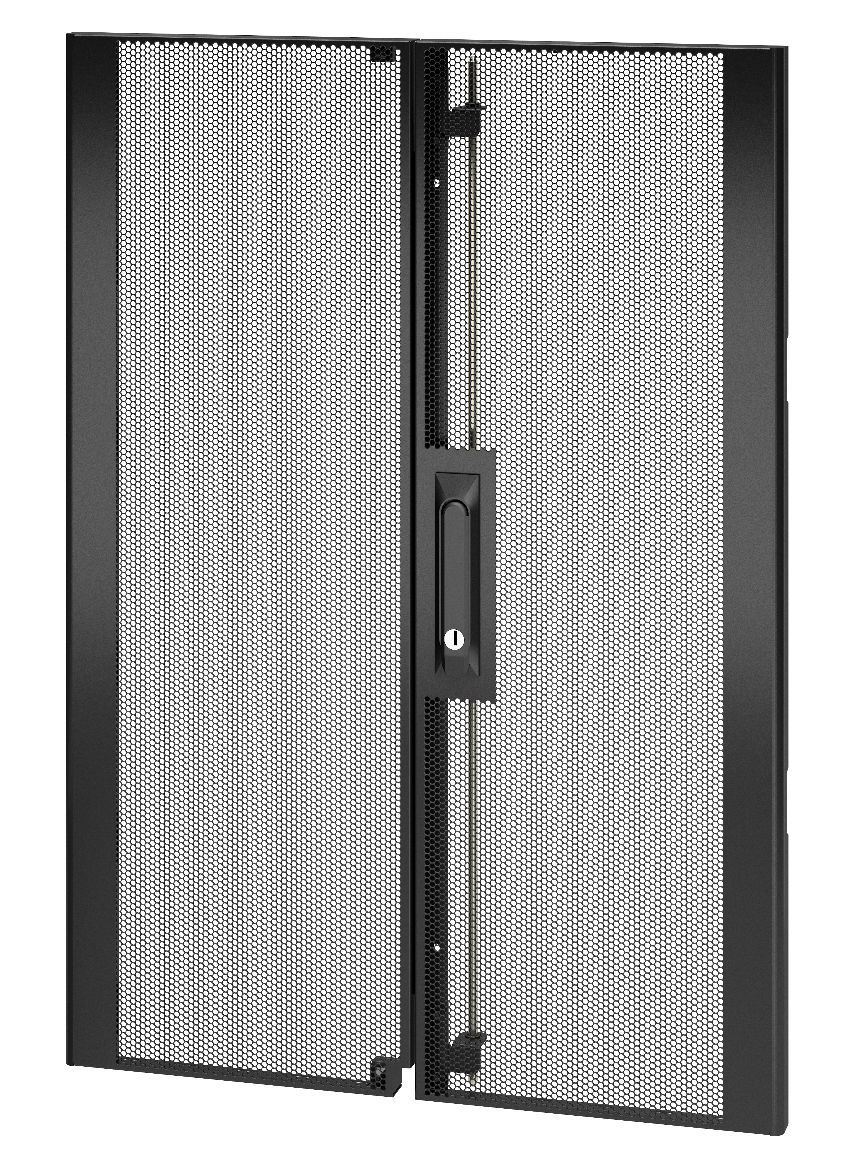 APC NetShelter SX - Rack-Tür - hinten - Schwarz