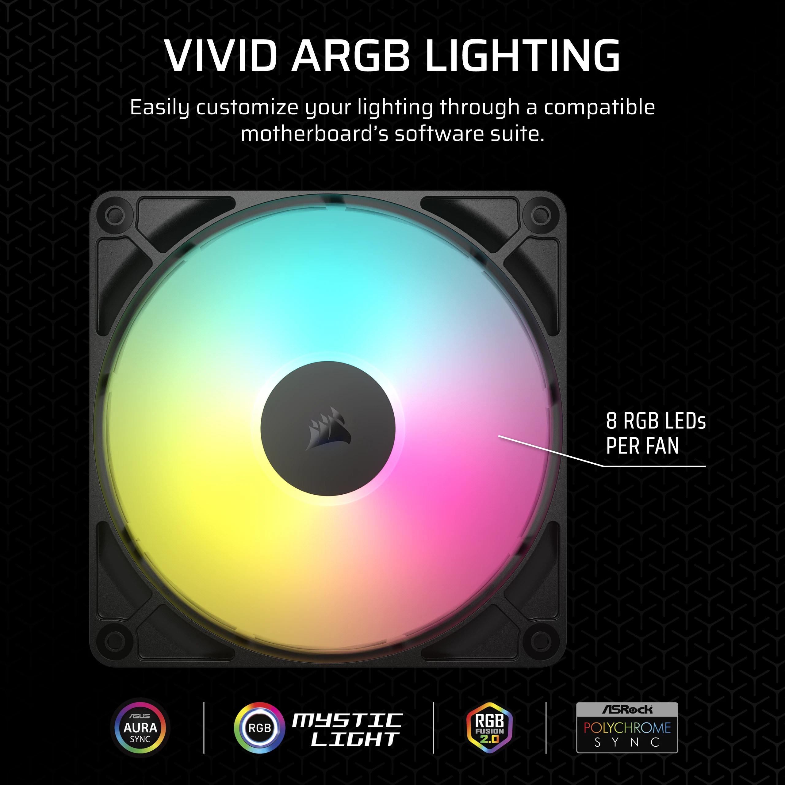 Corsair RS140 ARGB - Gehäuselüfter - 140 mm