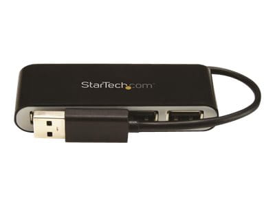 StarTech.com Mobiler 4-Port-USB 2.0-Hub mit integriertem