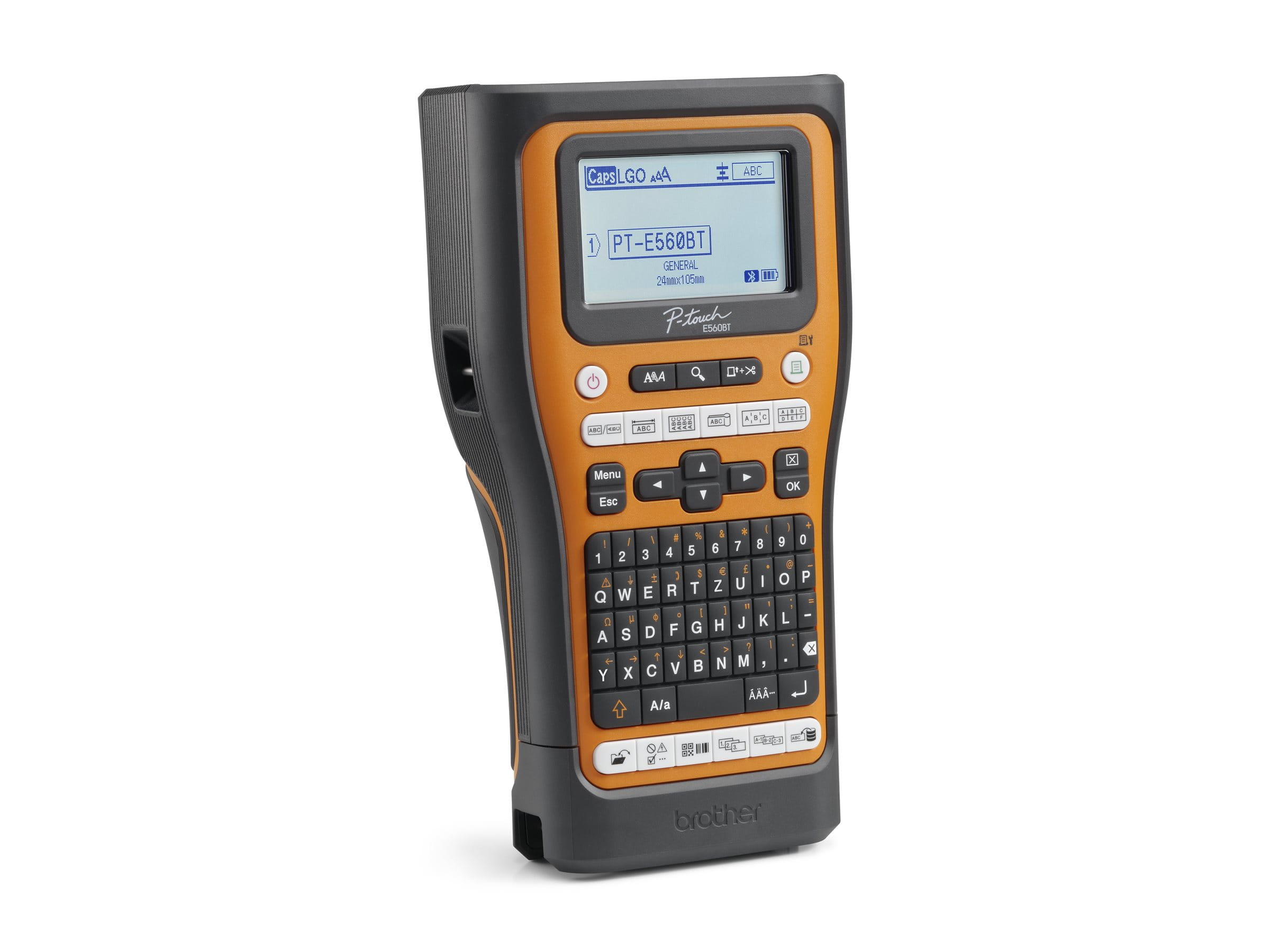 Brother P-Touch PT-E560BTVP - Beschriftungsgerät - s/w - Thermotransfer - Rolle (2,4 cm)