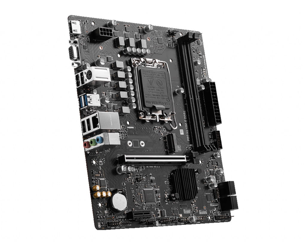 MSI PRO H610M-E DDR4 - Motherboard - micro ATX - LGA1700 Sockel - H610 Chipsatz - USB 3.2 Gen 1 - Gigabit LAN - Onboard-Grafik (CPU erforderlich)