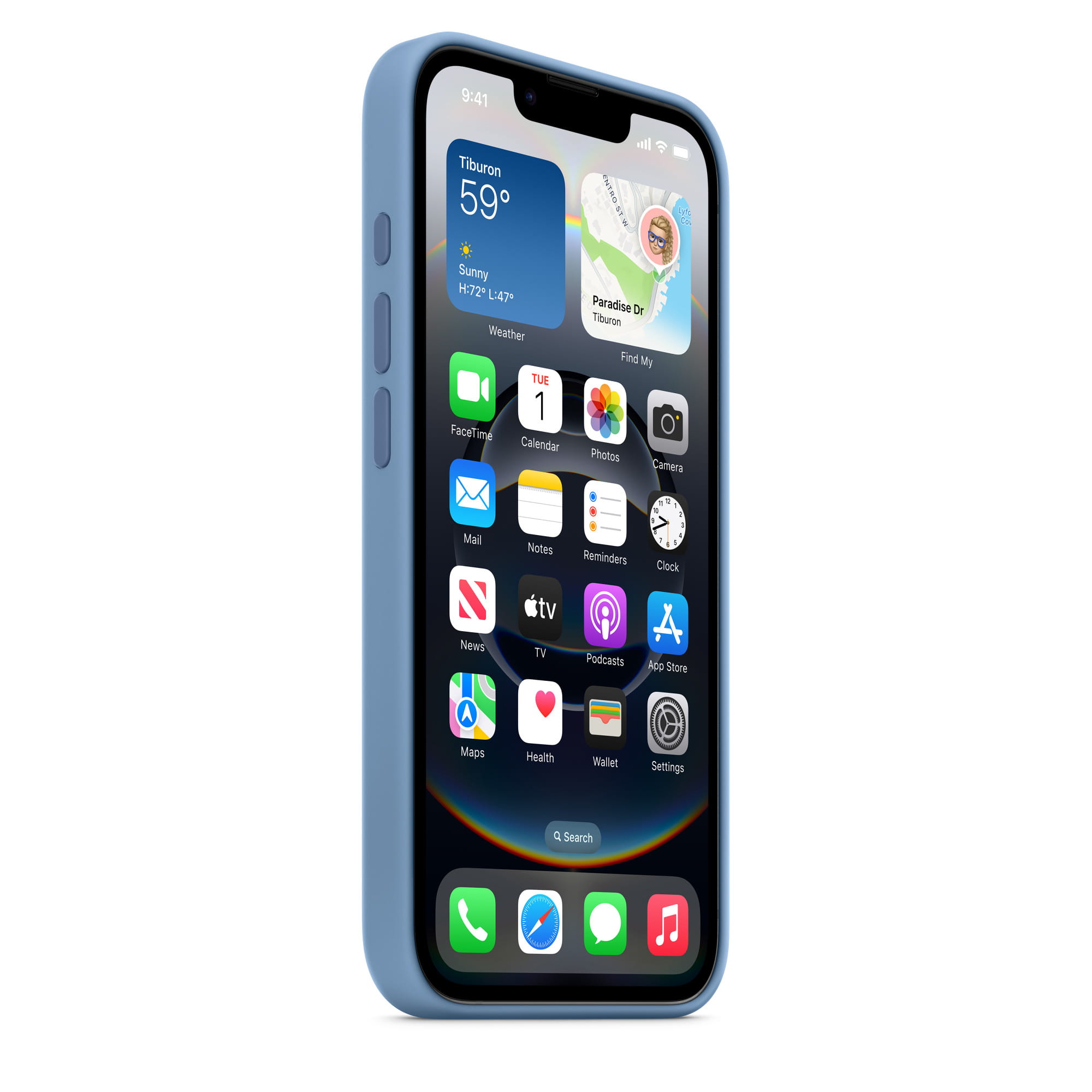 Apple Schutzabdeckung für Mobiltelefon - Silikon