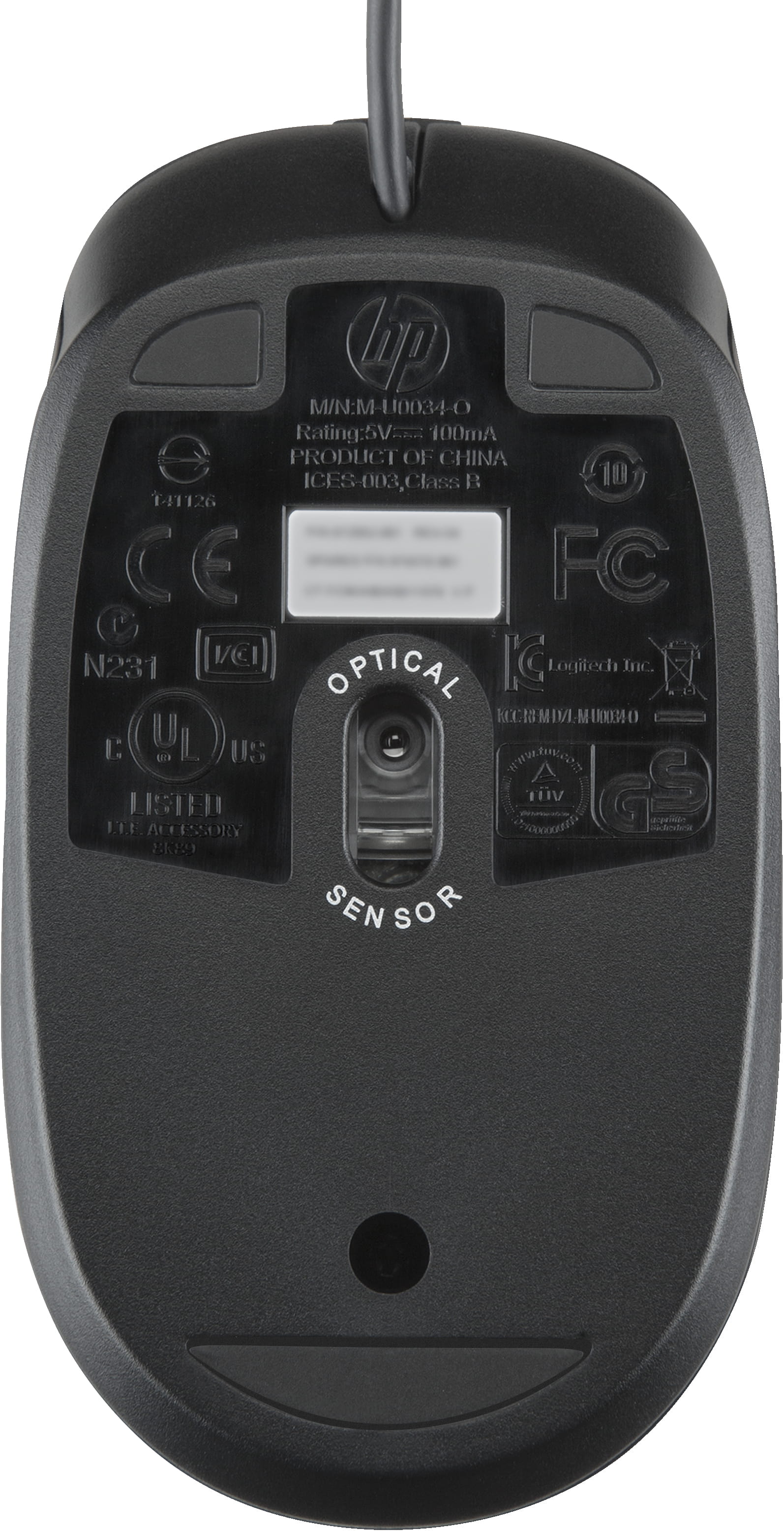 HP  Maus - optisch - kabelgebunden - USB - für