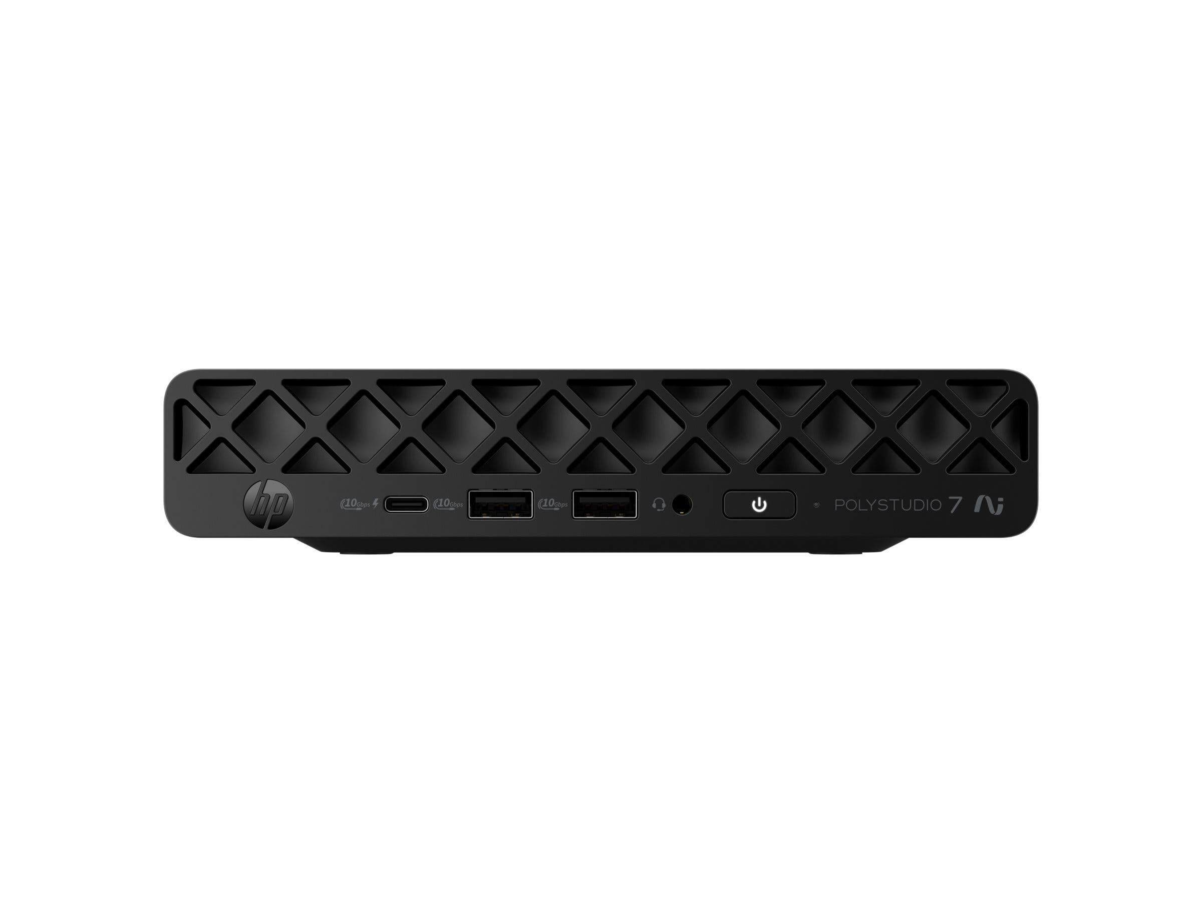 Poly HP Poly Studio 7 Room Compute - Mini - Core Ultra 7 366H / 2 GHz - vPro - RAM 32 GB - SSD 256 GB - NVMe - Intel Graphics - Wi-Fi 6E, Bluetooth, 1GbE - WLAN: 802.11a/b/g/n/ac/ax (Wi-Fi 6E)