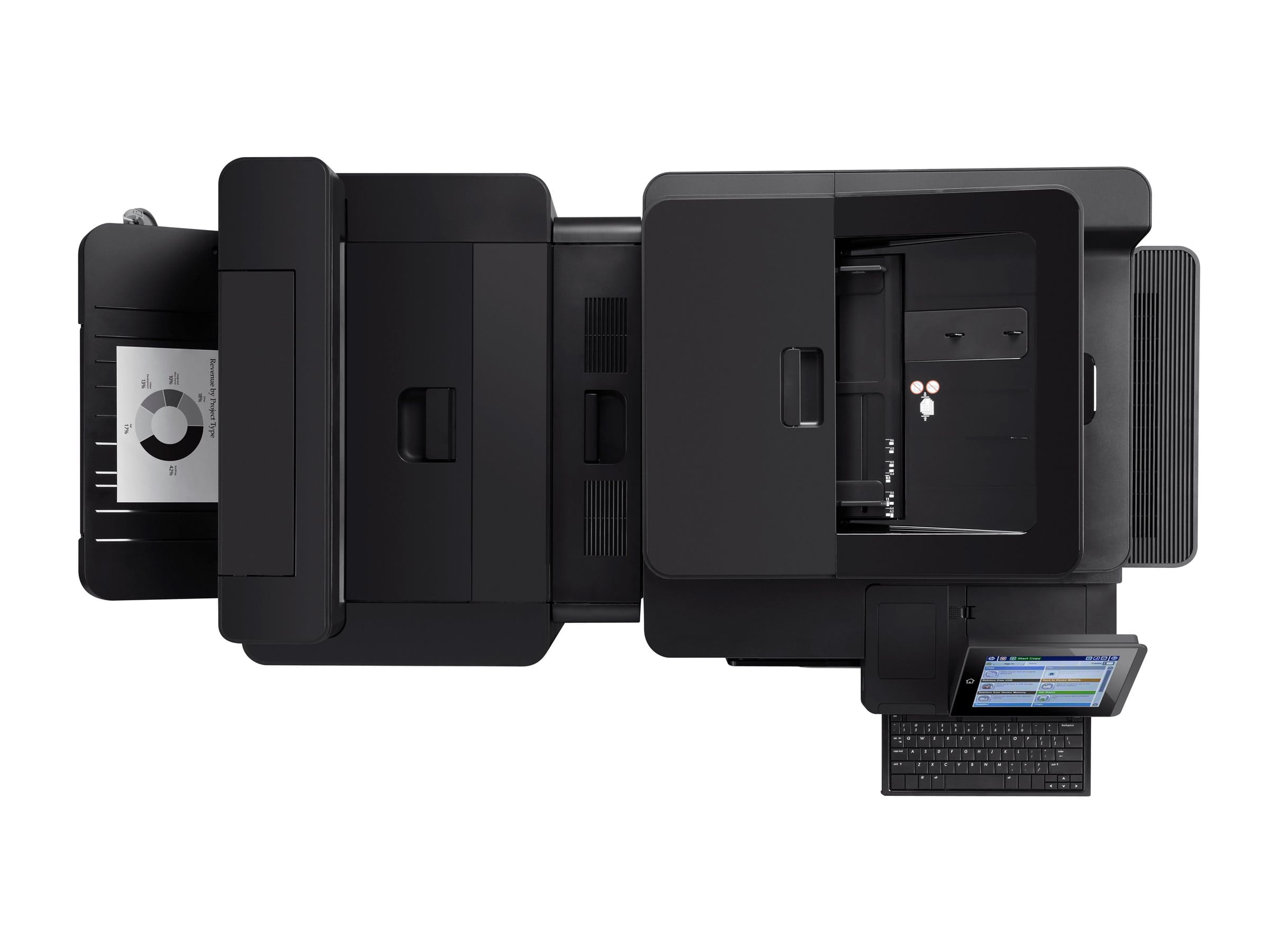 HP LaserJet Enterprise Flow MFP M830z - Multifunktionsdrucker - s/w - Laser - A3/Ledger (297 x 432 mm)