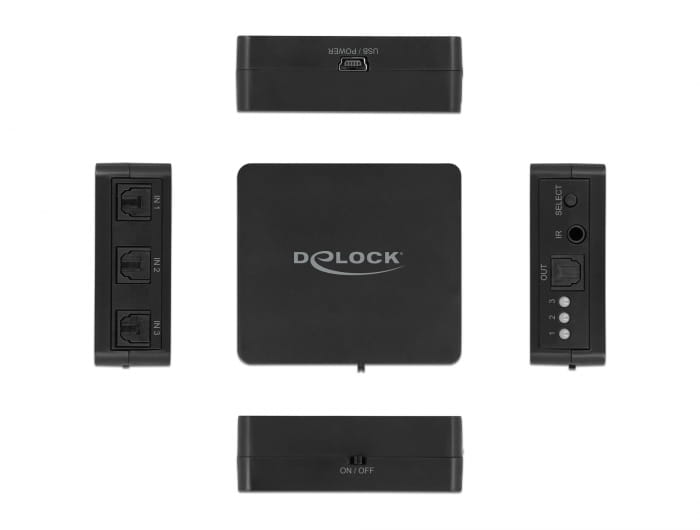 Delock Audio-Switch - 3 x SPDIF - Desktop