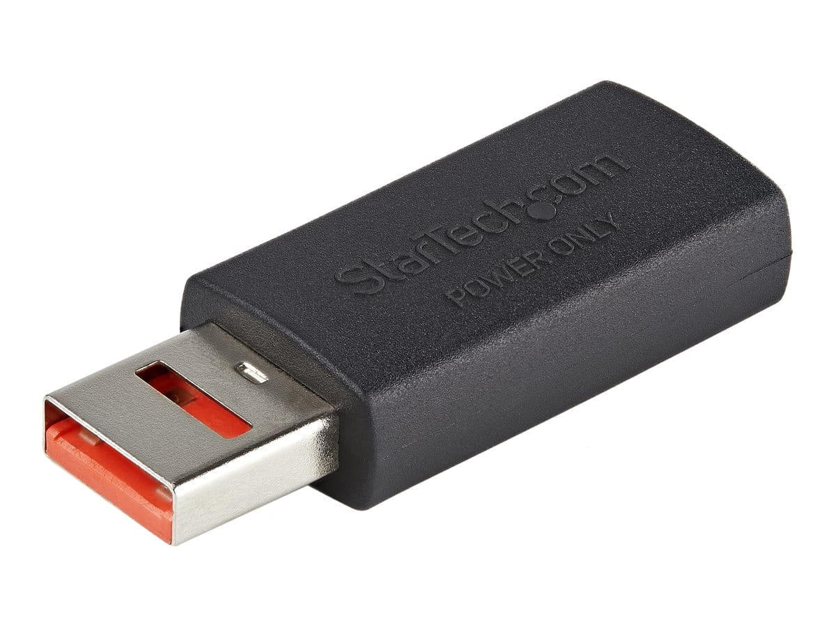 StarTech.com StarTech USB-Datenblocker - Secure Charge USB-Schutz - keine Datenübertragung - Charge/Power-Only-Adapter für Handy/Tablet (USBSCHAAMF)