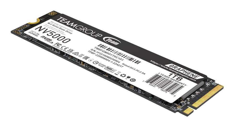 Team Group NV5000 - SSD - 1 TB - intern - M.2 2280 - PCIe 4.0 x4 (NVMe)