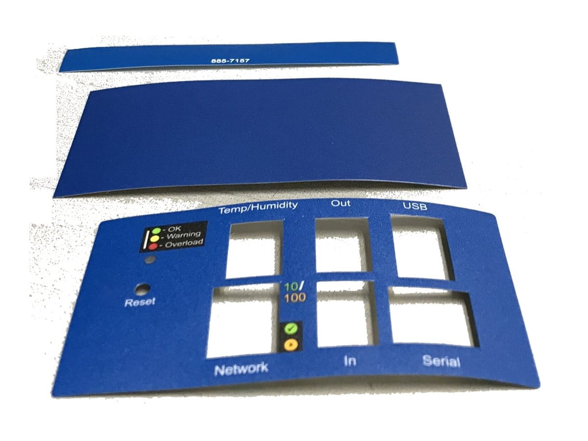 APC Rack PDU label kit - Etiketten - Blau (Packung mit 10)