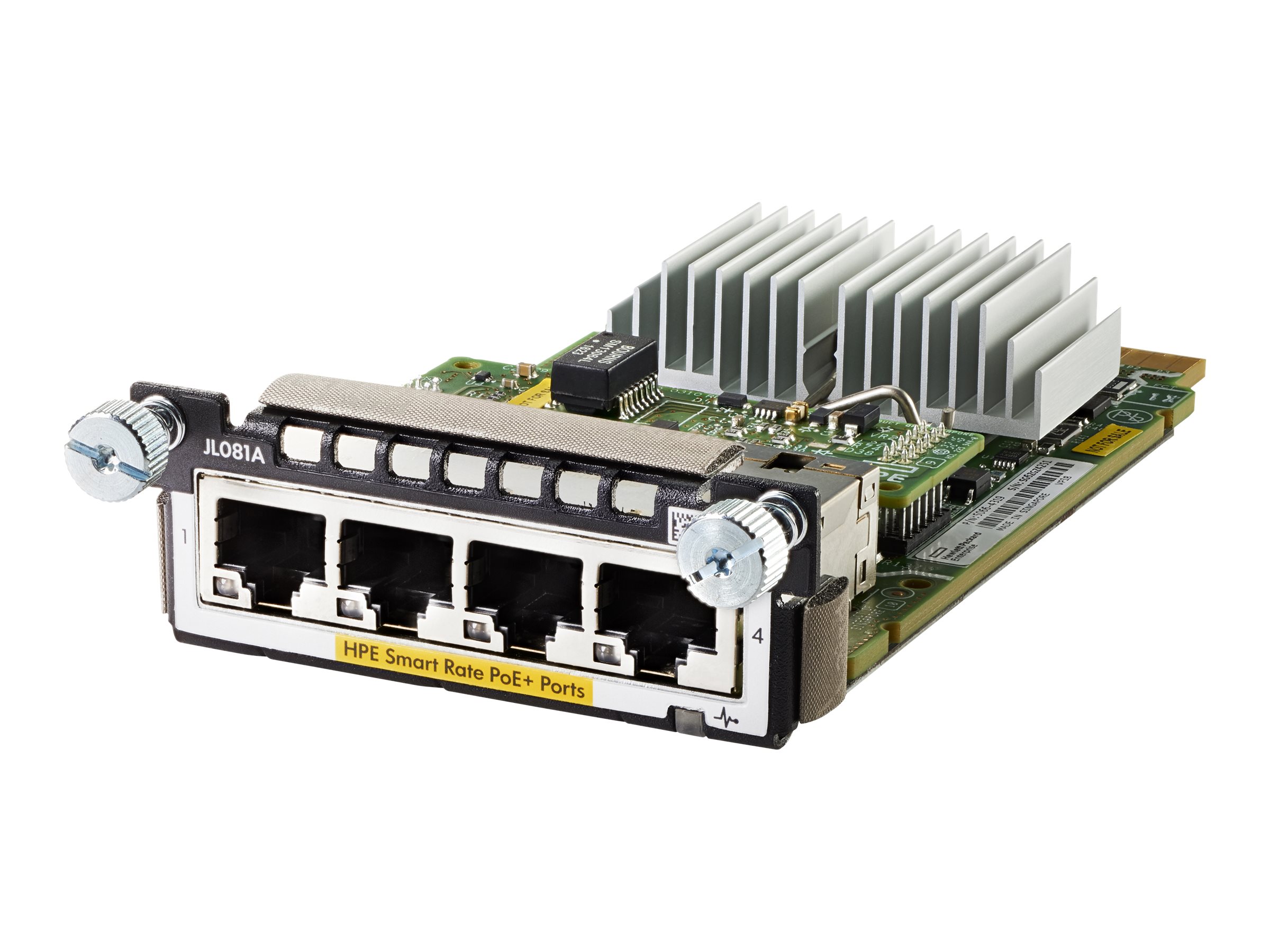 HPE Aruba Networking 3810M/2930M Smart Rate Module - Erweiterungsmodul - 1/2.5/5/10GBase-T (PoE+)