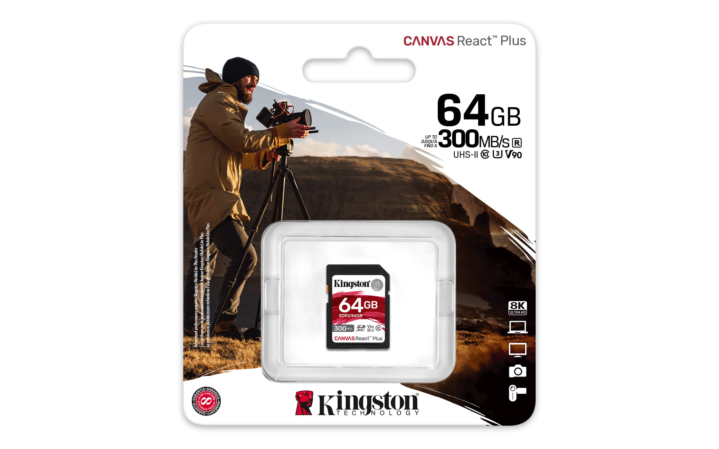Kingston Canvas React Plus - Flash-Speicherkarte