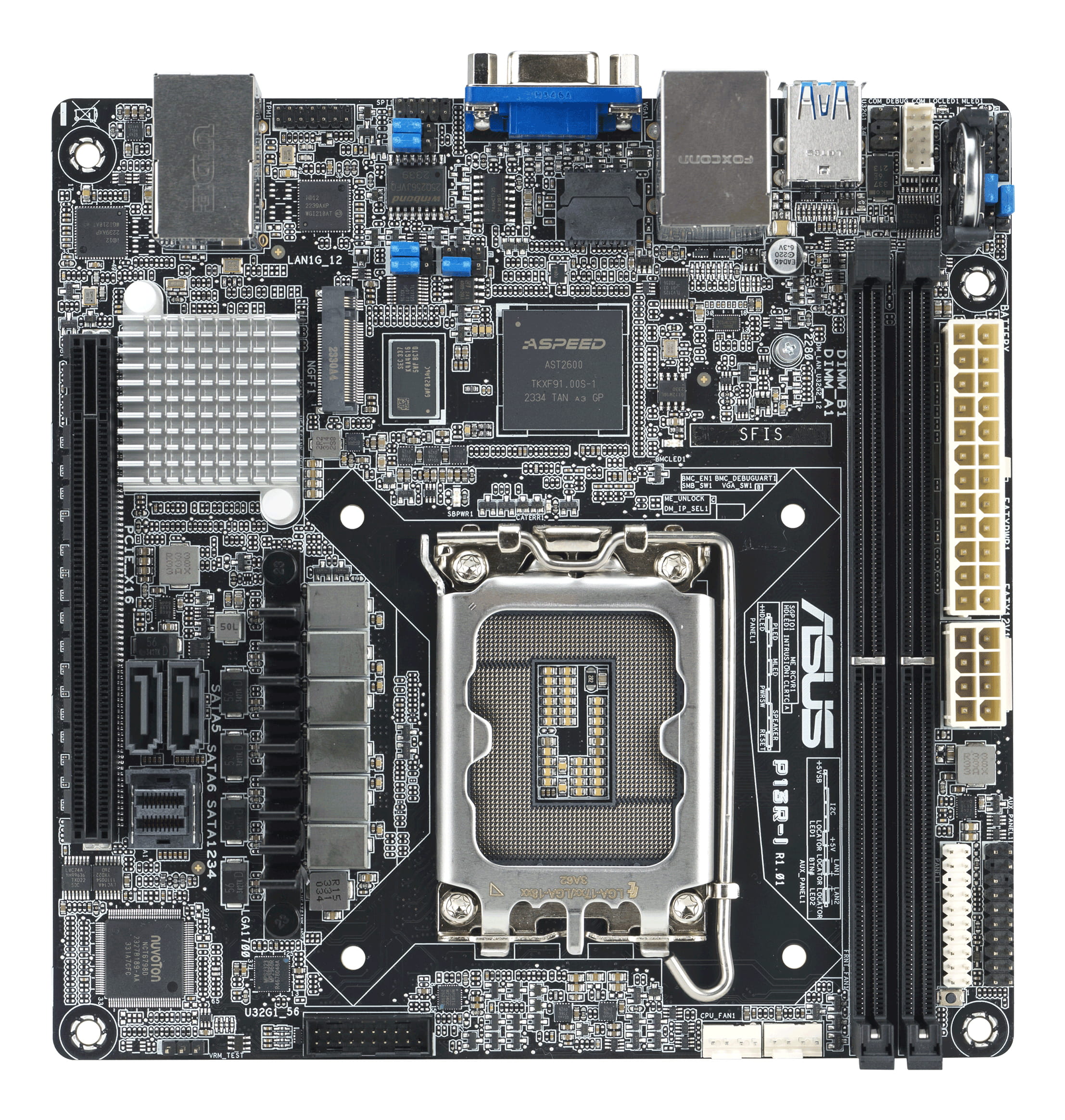 ASUS P13R-I - Motherboard - Mini-ITX - LGA1700-Sockel