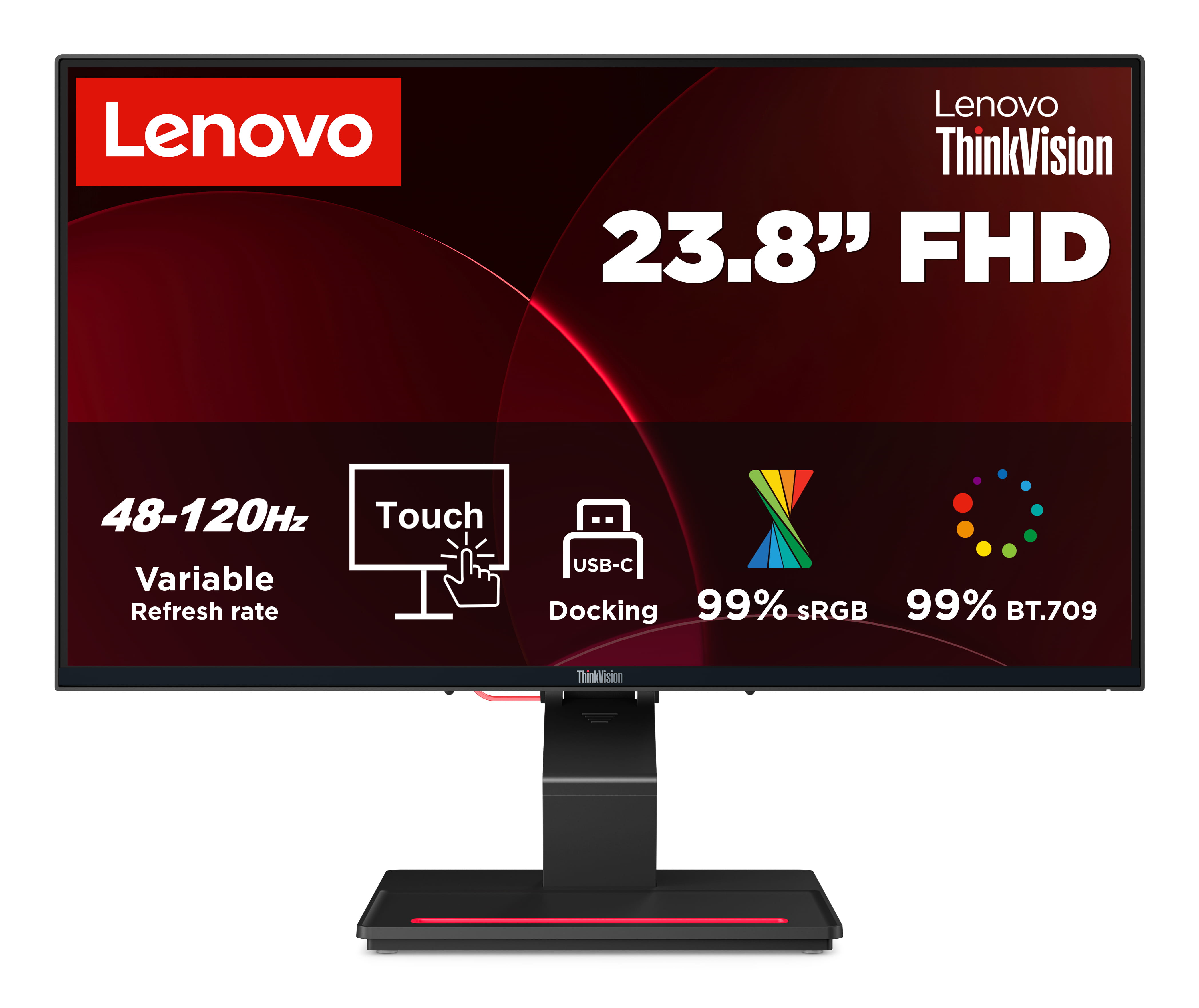 Lenovo ThinkVision T24D-4t - LED-Monitor - 61 cm (24")