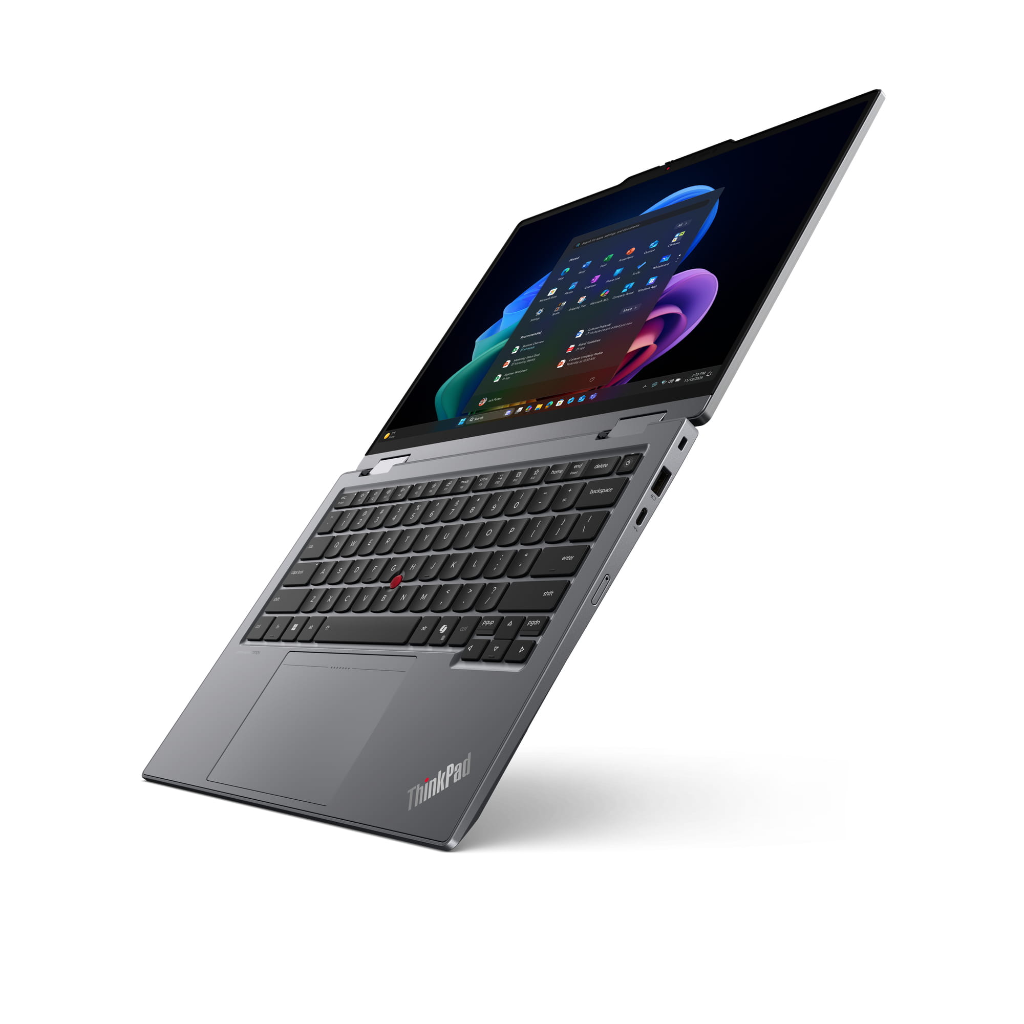 Lenovo ThinkPad X1 2-in-1 Gen 11 21V9 - Aura Edition - Flip-Design - Intel Core Ultra 7 355 / 2.3 GHz - Evo - Win 11 Pro - Intel Graphics - 32 GB RAM - 512 GB SSD, NVMe - 35.6 cm (14")