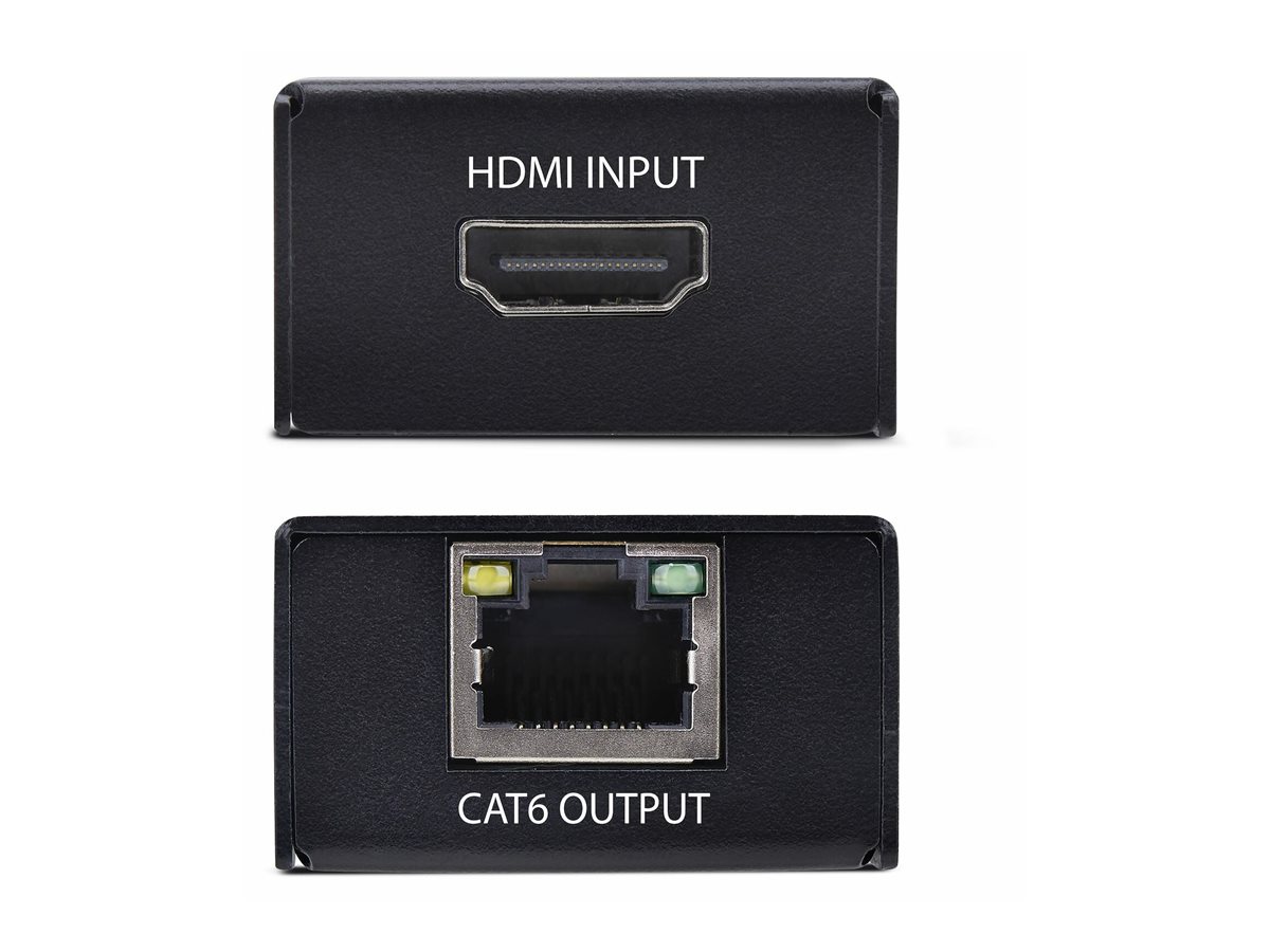 StarTech.com HDMI Extender Over CAT5e/6 Kit, 4K 60Hz, Up to 200ft (60m)