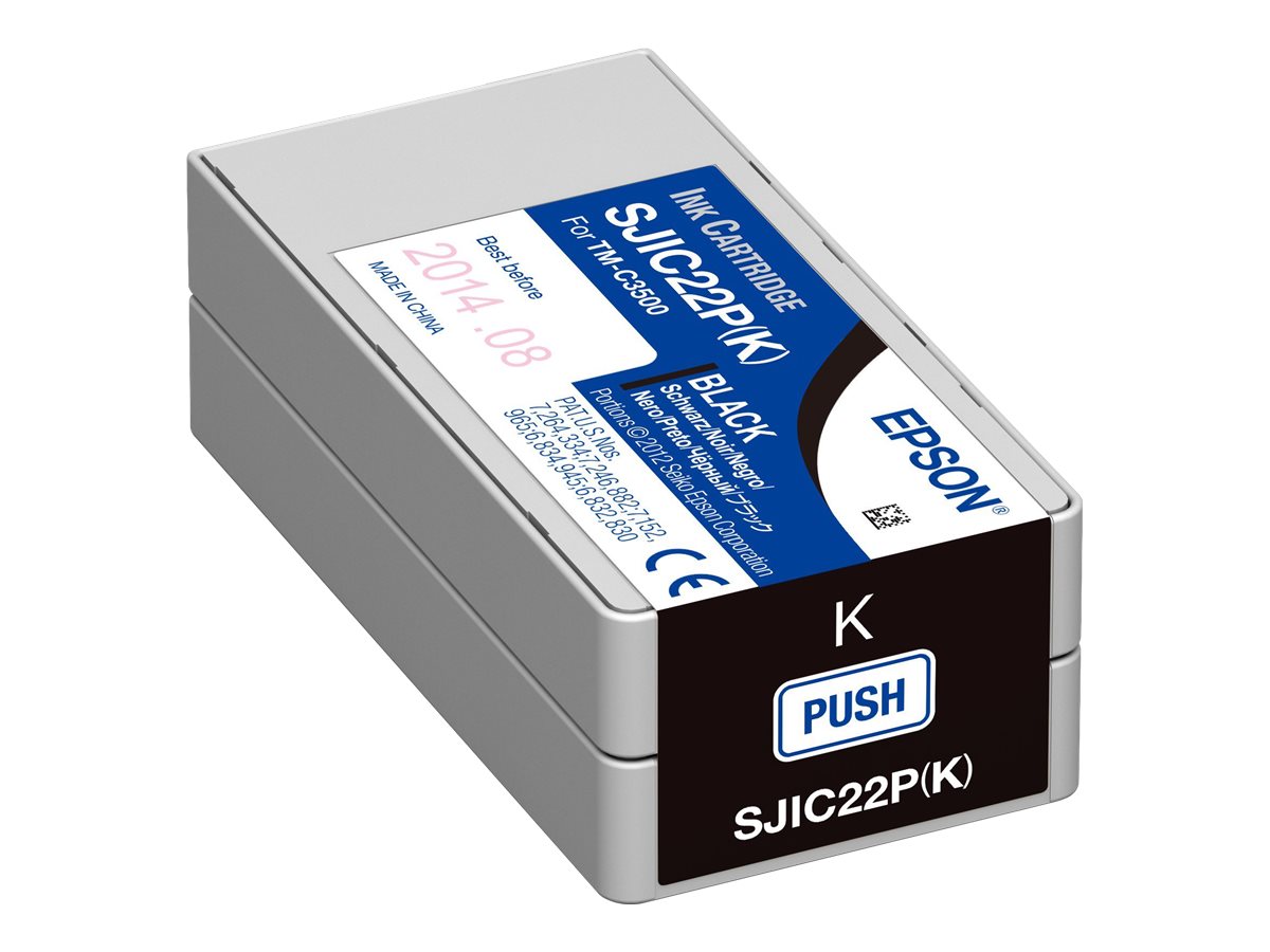 Epson SJIC22P(K) - Schwarz - original - Tintenpatrone