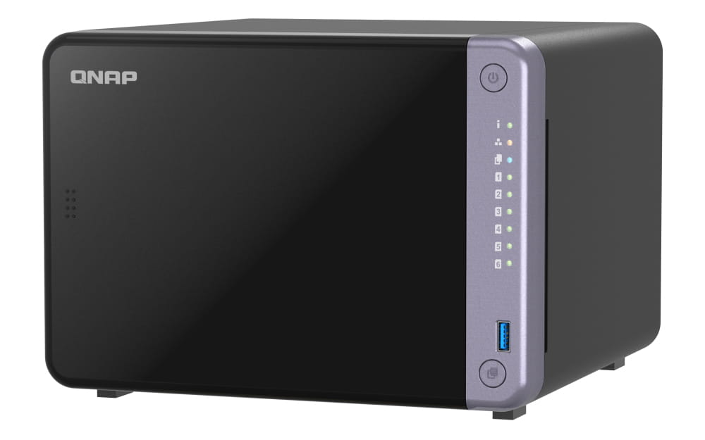 QNAP TS-632X, NAS, Tower, Alpine, Alpine AL-524, 4 GB, DDR4
