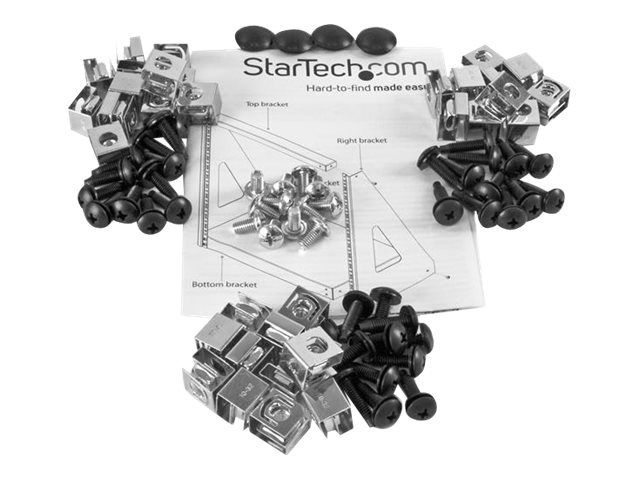 StarTech.com Startech 2POSTRACK12 2 Pfosten Schwerlast Rack (Open Frame Server Rack, 12HE)