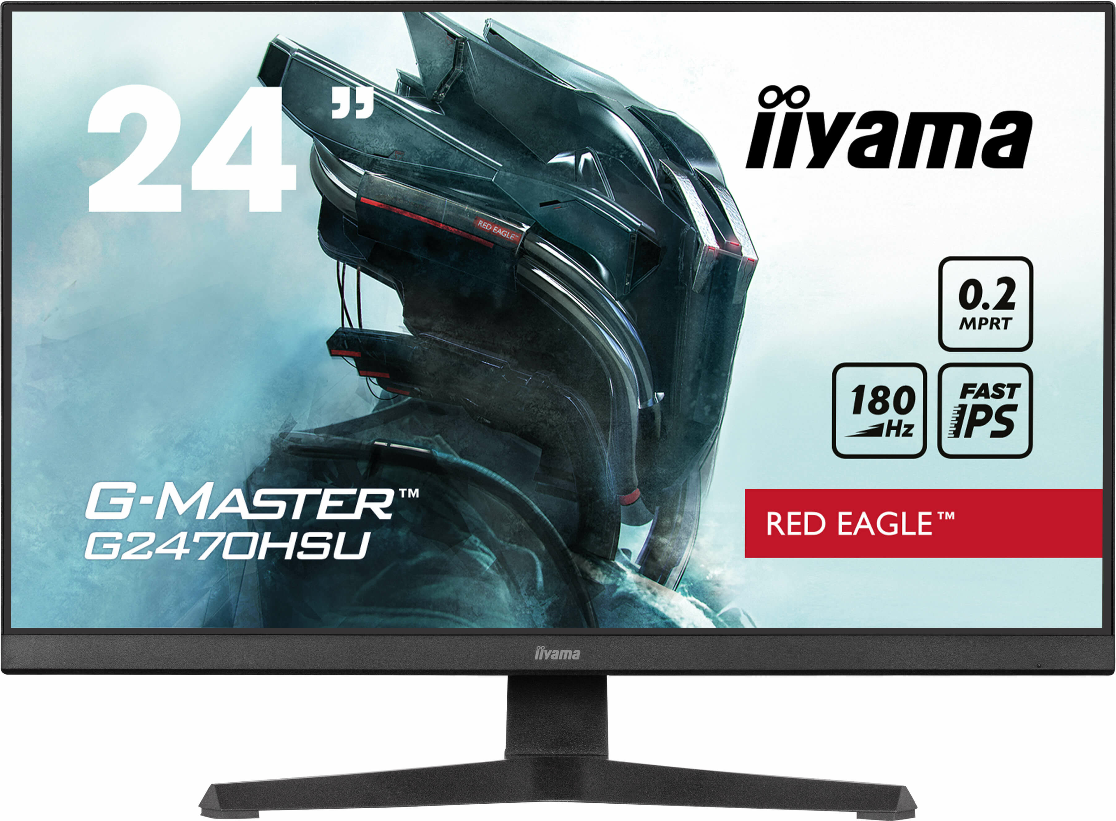 Iiyama G-MASTER Red Eagle G2470HSU-B6 - LED-Monitor - Gaming - 61 cm (24")