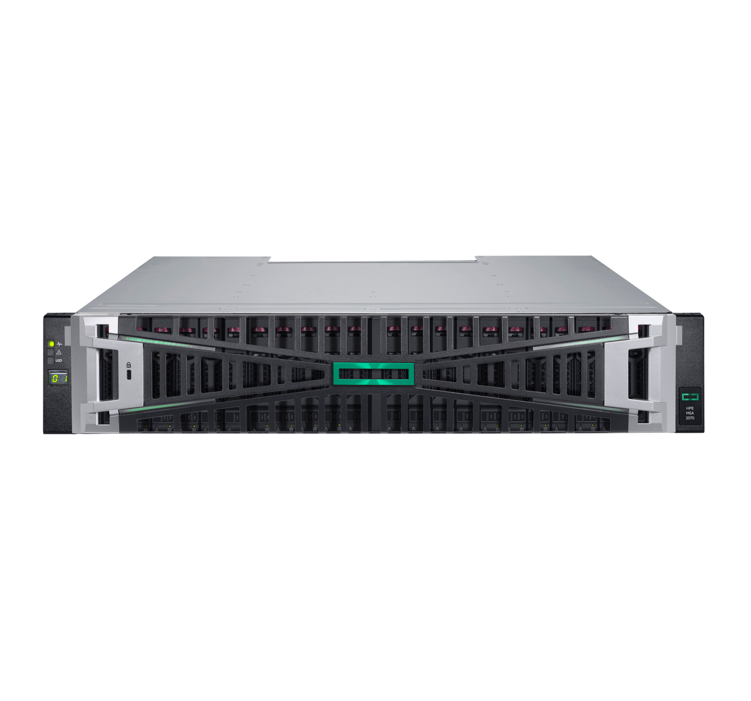 HPE Modular Smart Array 2070 16Gb Fibre Channel SFF Storage - 7th Generation - Solid State Drive Array - 23 TB - 24 Schächte (SAS-3)