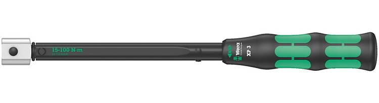 Wera Click-Torque XP 3, Klick-Drehmomentschlüssel, Ft-lb, Nm, Mechanisch, 15 - 100 Nm, 2%, Schwarz, Grün