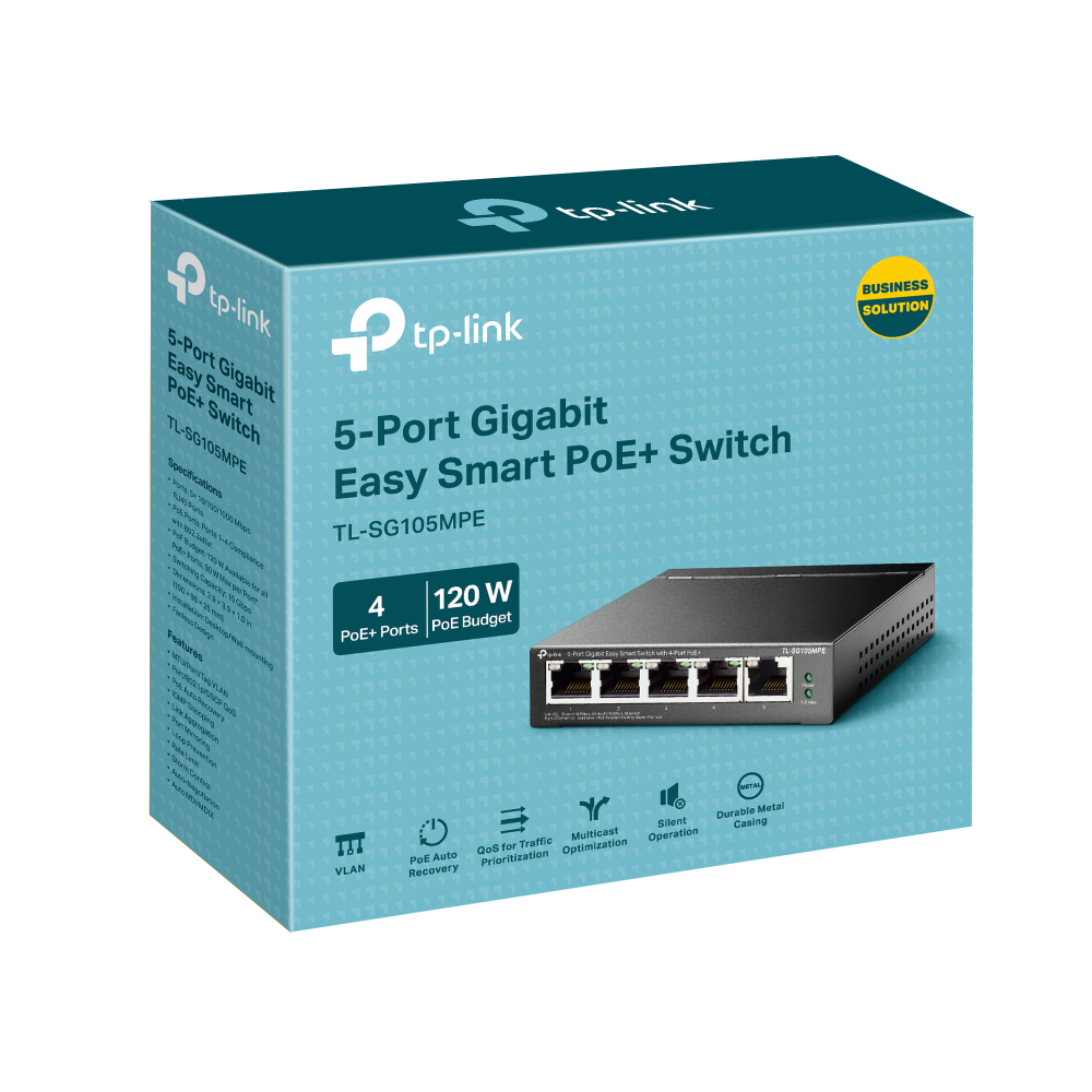 TP-LINK TL-SG105MPE V1.60 - Switch - 5 x 10/100/1000