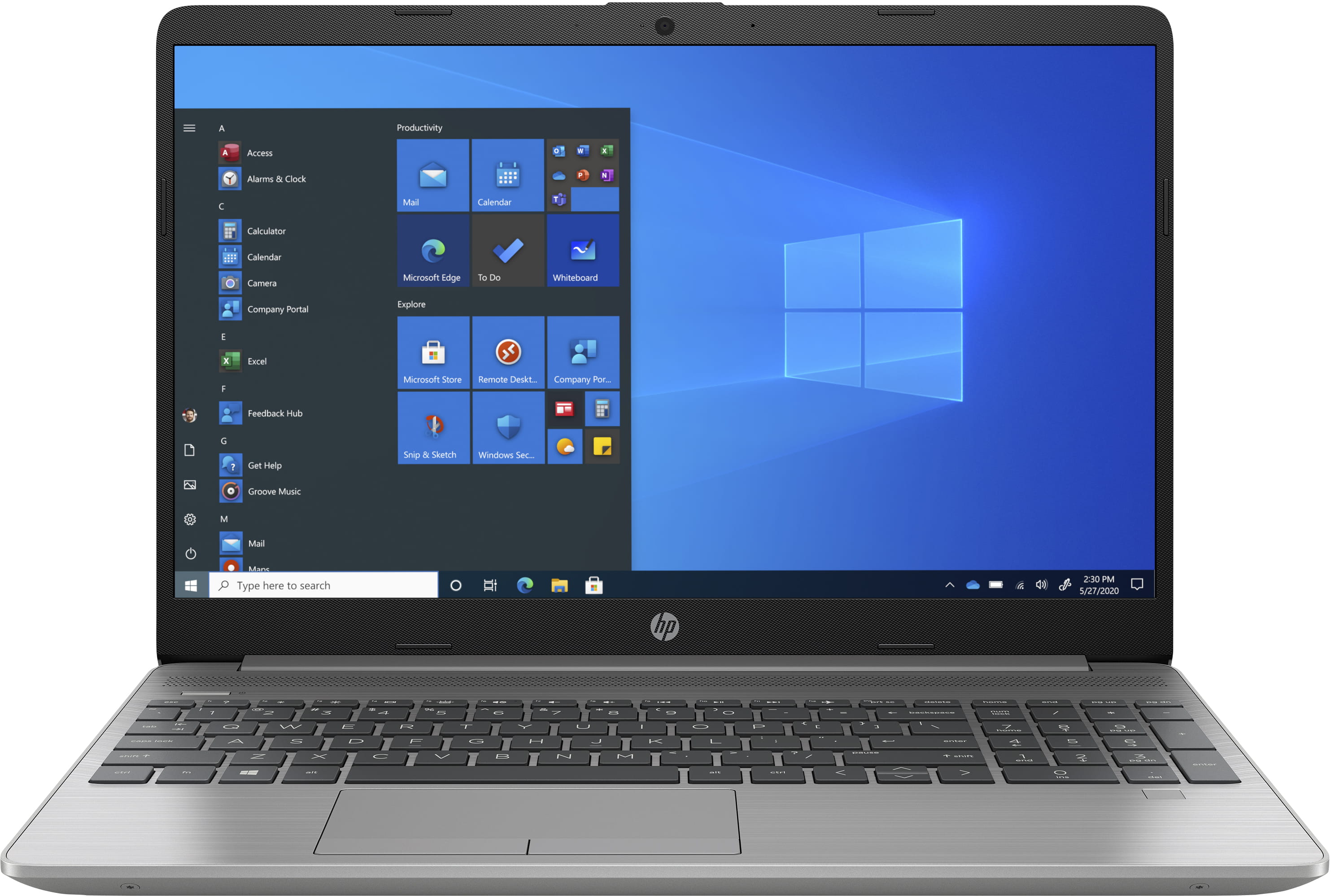 HP 255 G8 Notebook - AMD Ryzen 5 5500U / 2.1 GHz - Win 10 Pro 64-Bit - Radeon Graphics - 8 GB RAM - 256 GB SSD NVMe, HP Value - 39.6 cm (15.6")