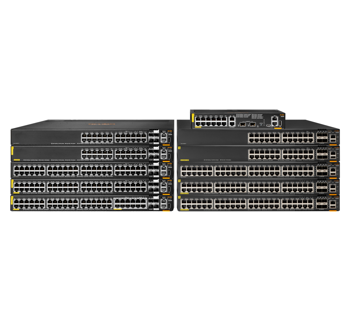 HPE Aruba Networking 6200F 12G Class4 PoE 2G/2SFP+ 139W Switch - Switch - L3 - managed - 12 x 10/100/1000 (PoE+)