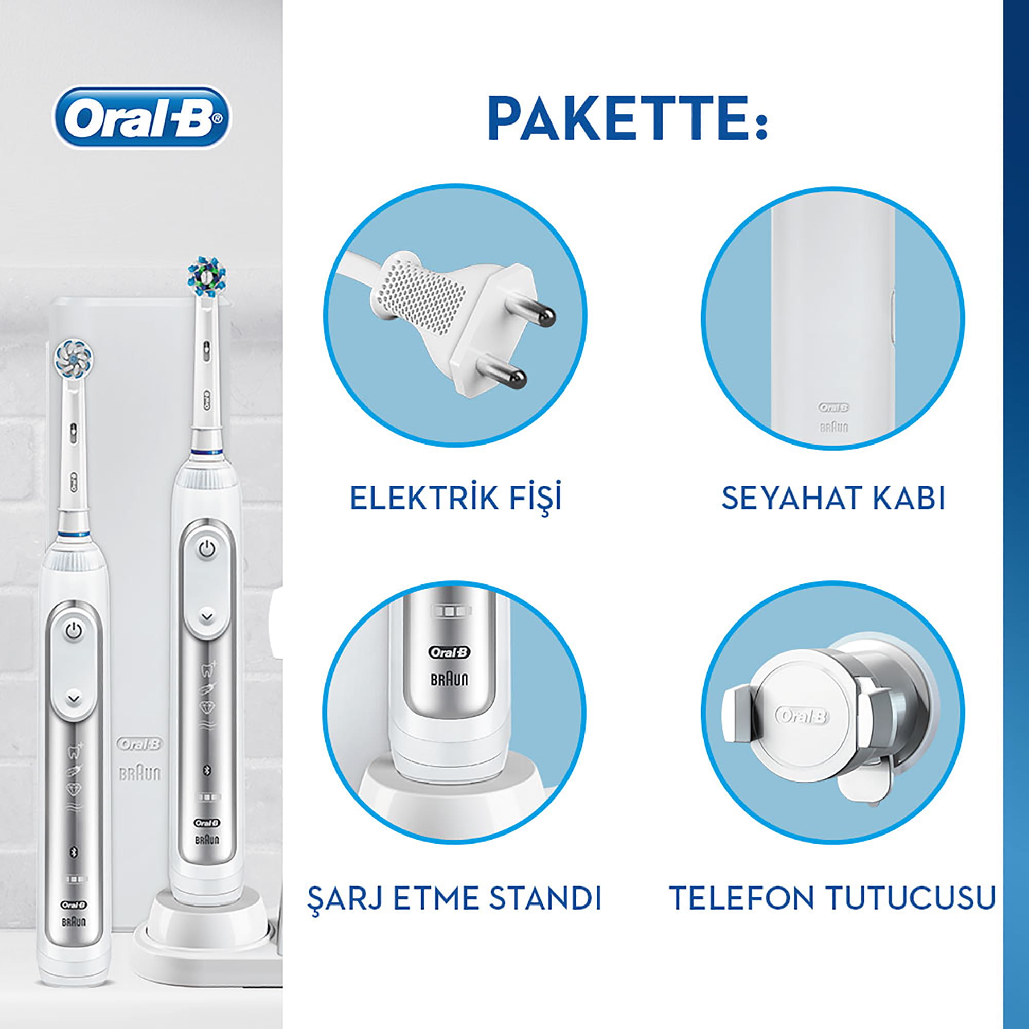 Oral-B Genius 8900 - Zahnbürste (Packung mit