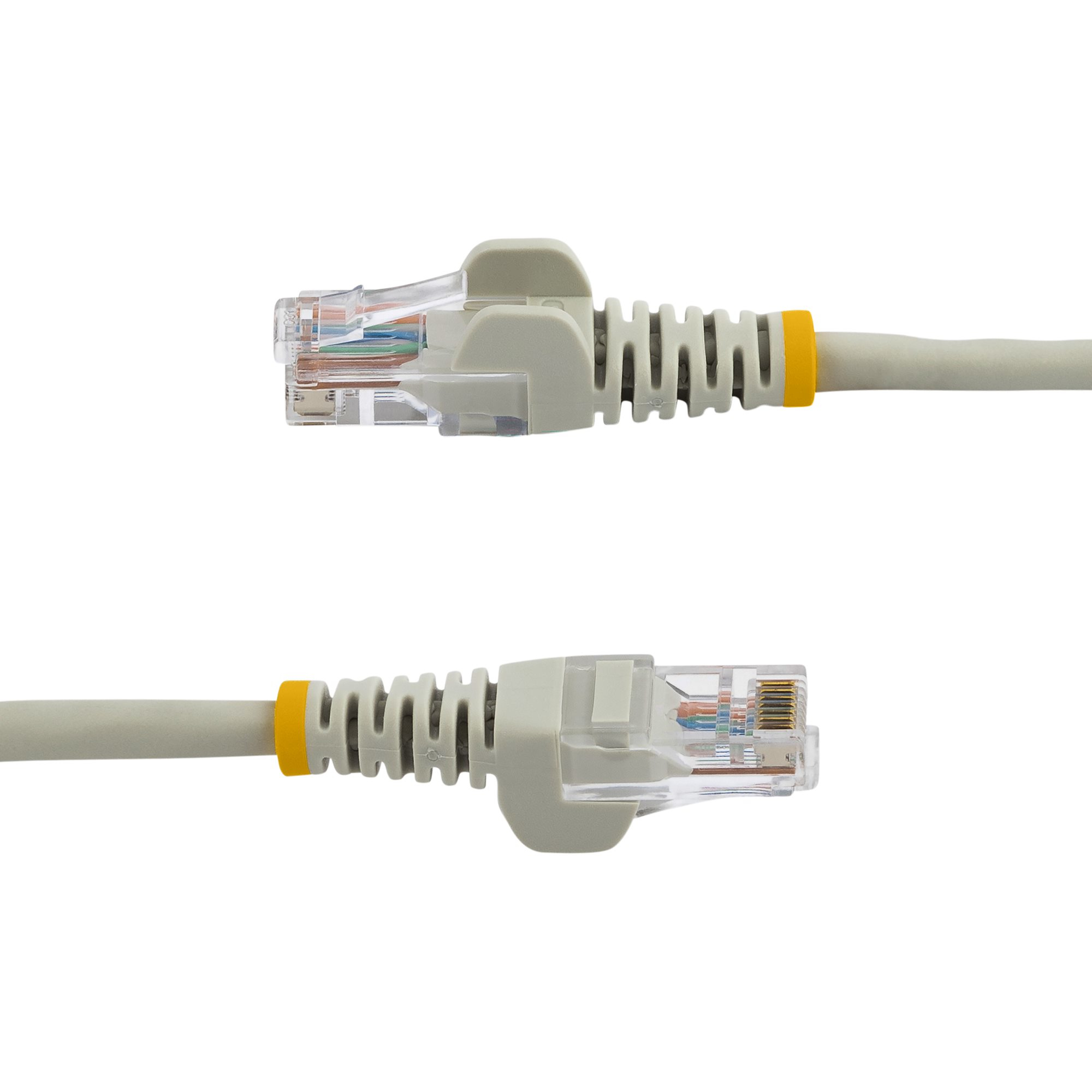 StarTech.com 0,5m Cat5e Ethernet Netzwerkkabel Snagless mit RJ45 - Cat 5e UTP Kabel - Grau - Patch-Kabel - RJ-45 (M)