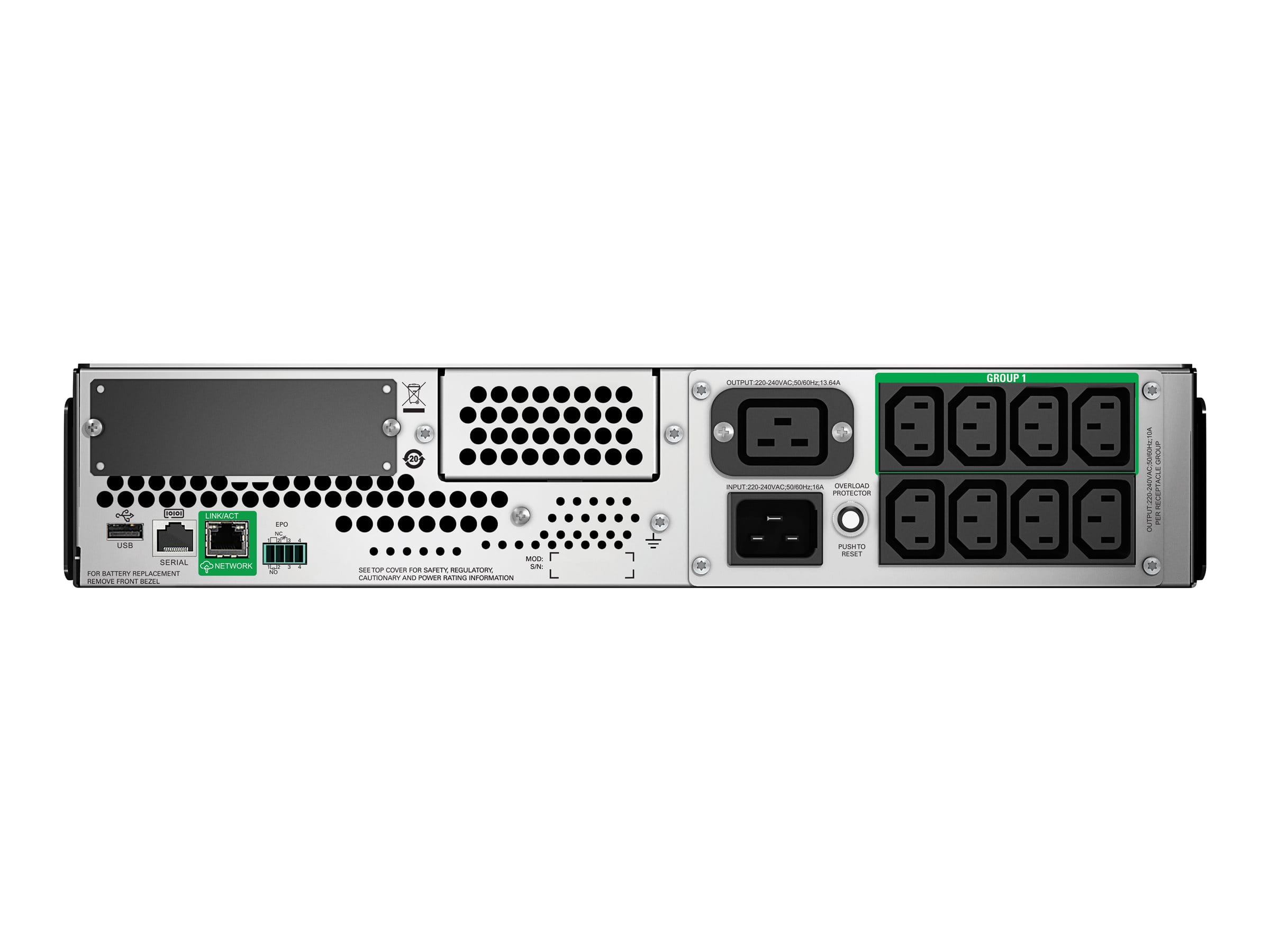 APC Smart-UPS SMT3000RMI2UC - USV (Rack - einbaufähig) - Line-Interactive-USV APC Smart-UPS SMT3000RMI2UC - USV (Rack - einbaufähig) - Line-Interactive-USV