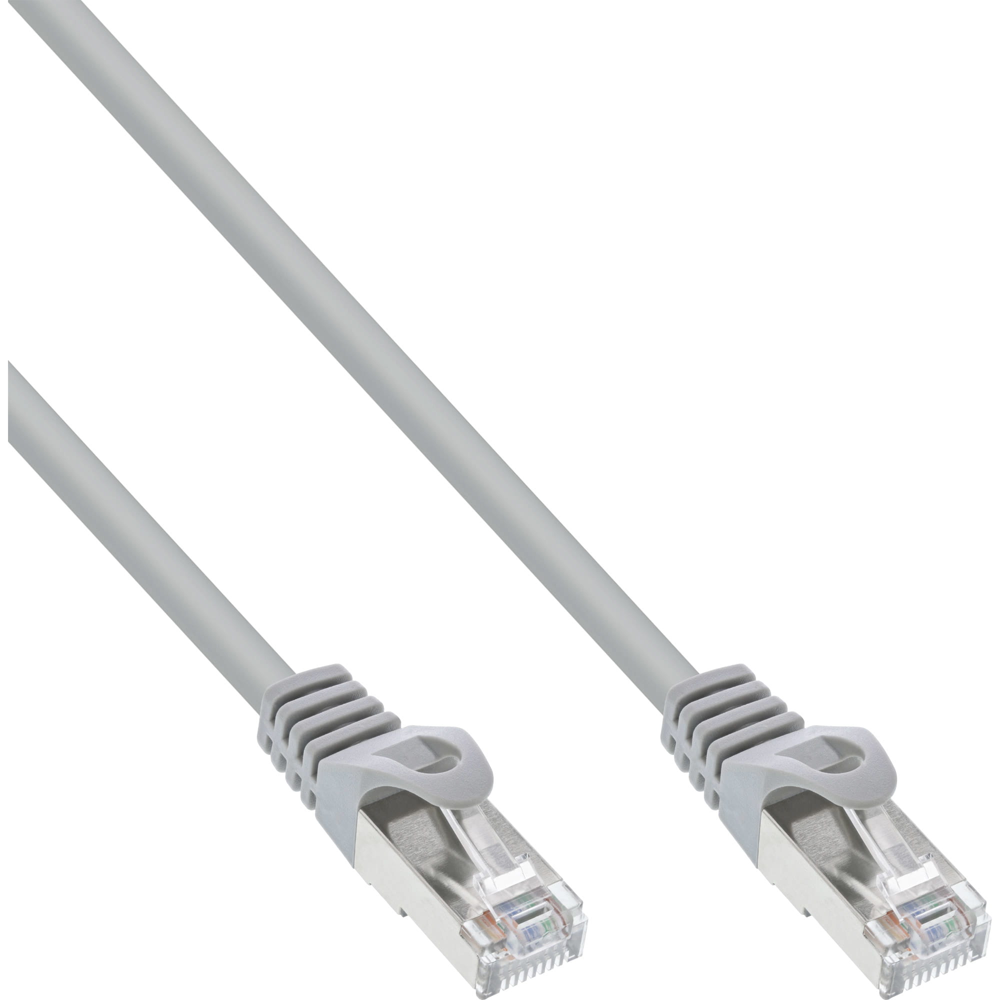 InLine Patchkabel - SF/UTP - Cat.5e - grau - 0,5m