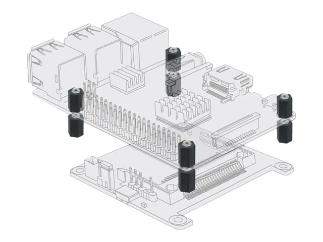 Delock Befestigungskit - Kunststoff - Schwarz
