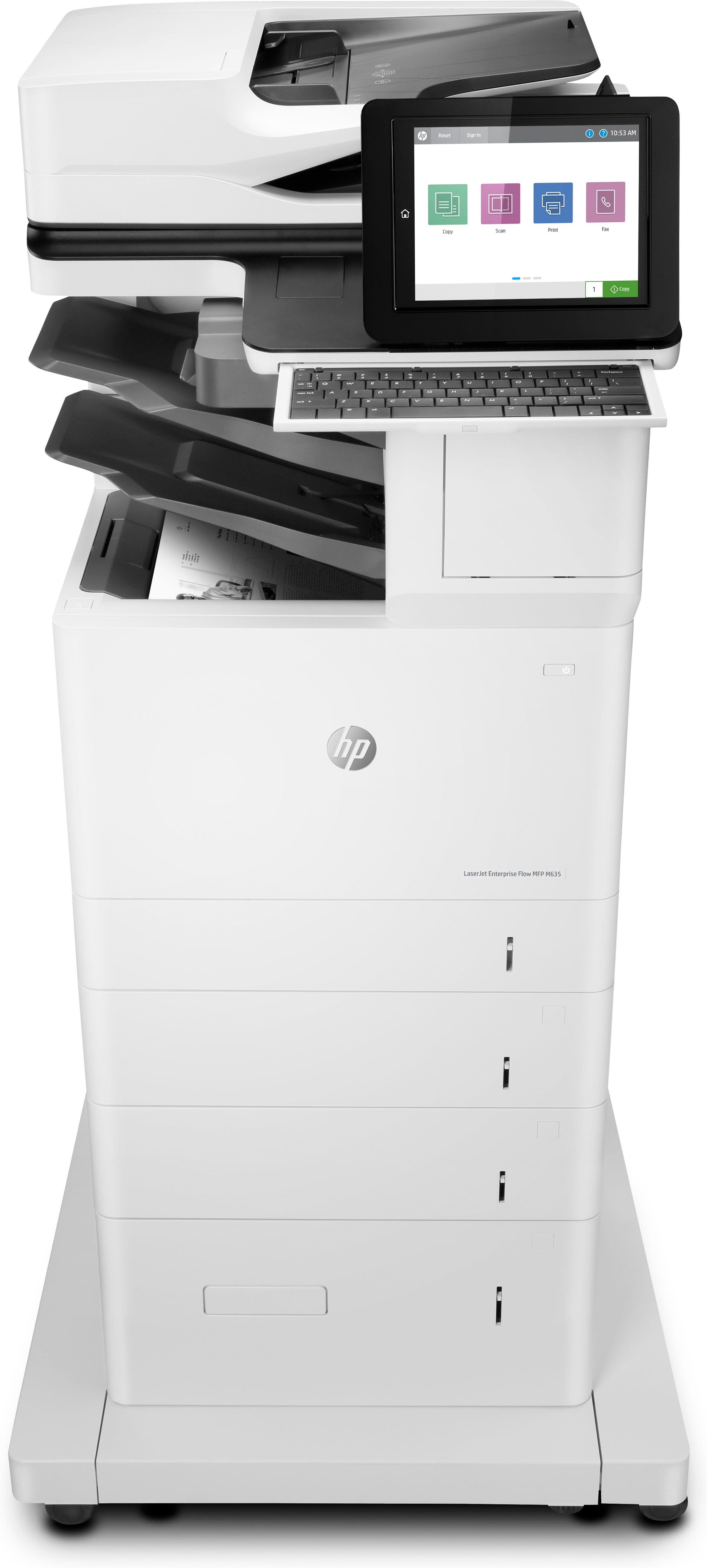 HP LaserJet Enterprise Flow MFP M635z - Multifunktionsdrucker - s/w - Laser - 216 x 864 mm (Original)