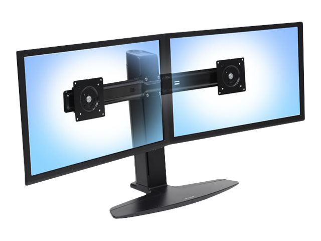 Lenovo Ergotron Neo-Flex - Aufstellung - für 2 LCD-Displays - Schwarz - Bildschirmgröße: bis zu 61 cm (bis zu 24 Zoll)