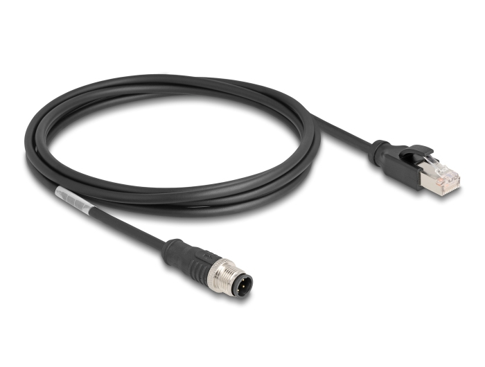 Delock Netzwerkkabel - M12 (4-polig) (M) zu RJ-45 (M)