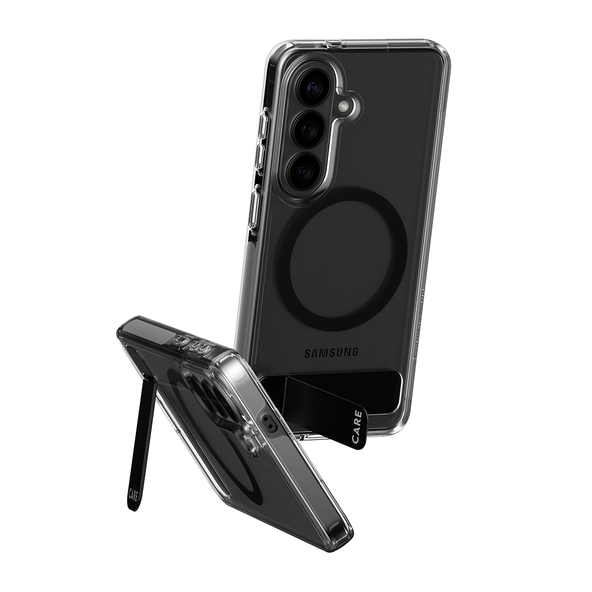 PanzerGlass CARE by PanzerGlass Urban Explorer - Hintere Abdeckung für Mobiltelefon - mit Standfuß, Qi-kompatibel - Thermoplastisches Polyurethan (TPU)