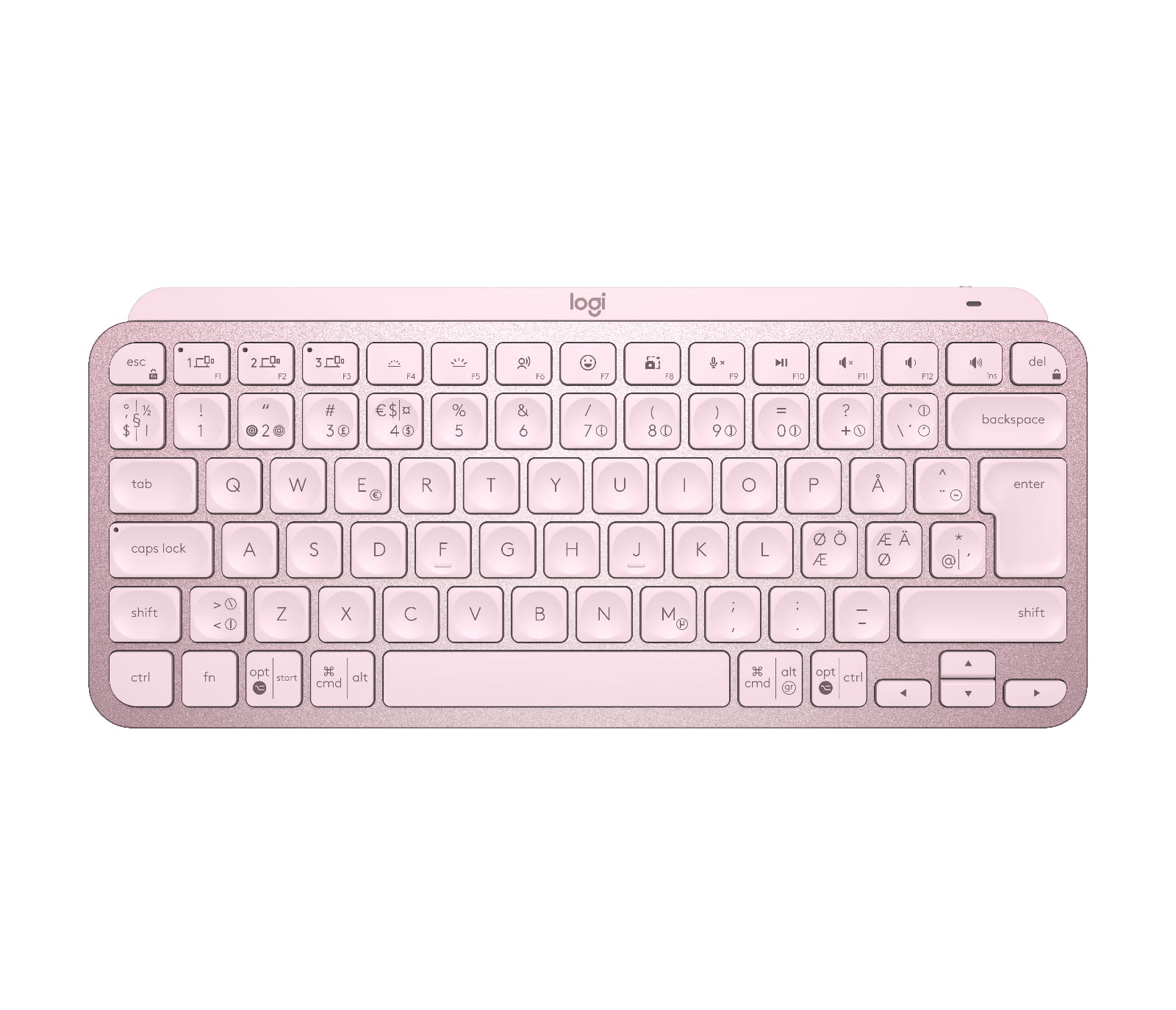 Logitech MX Keys Mini - Office - Tastatur - hinterleuchtet - kabellos - Bluetooth - QWERTY - Nordisch (Dänisch/Finnisch/Norwegisch/Schwedisch)