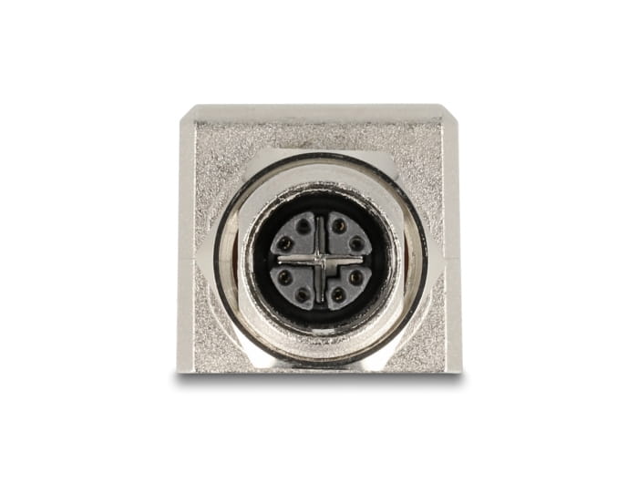 Delock Netzwerkadapter - 8 pin M12-X (W) zu RJ-45 (W)