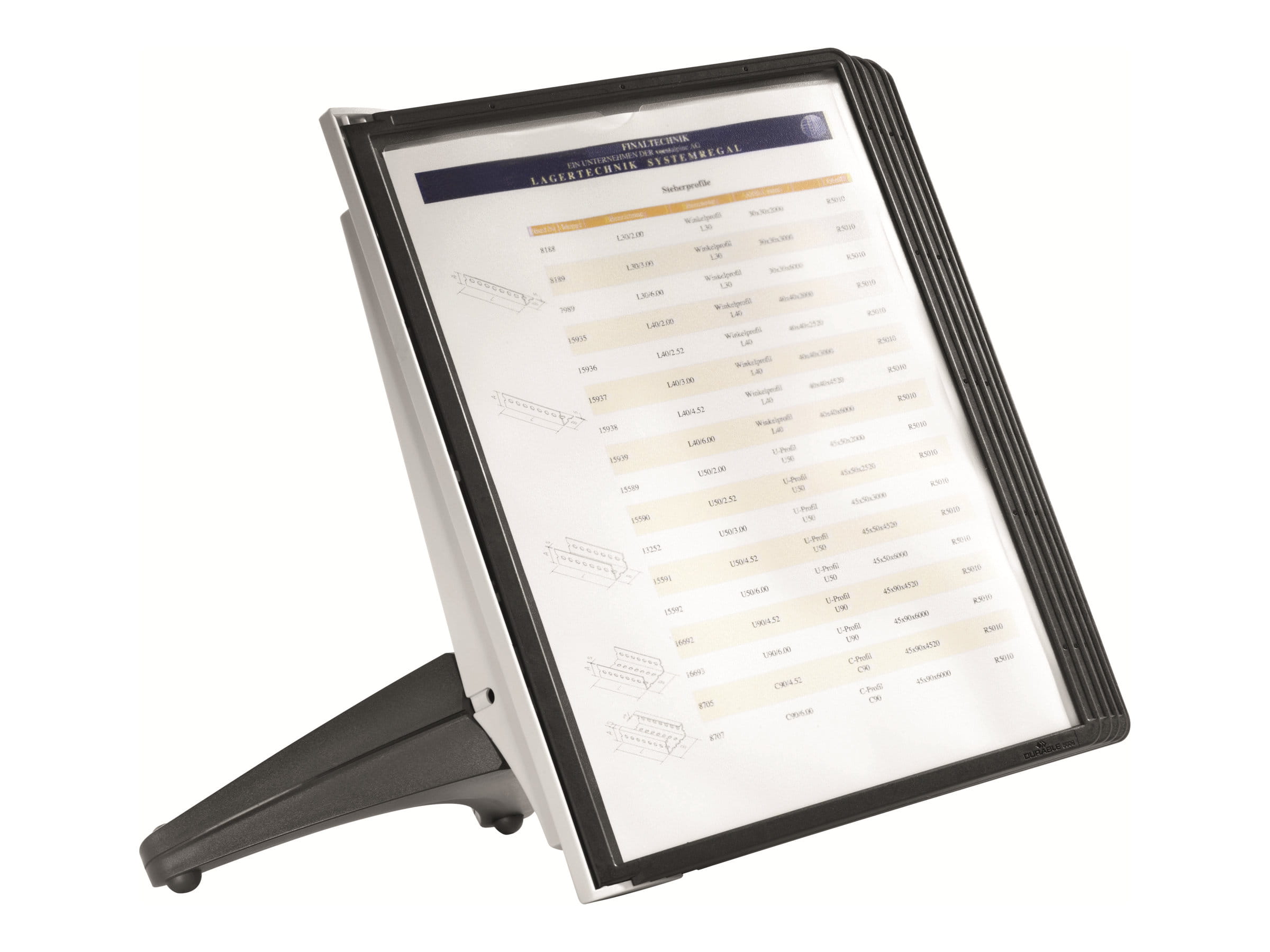 Durable SHERPA SOHO - Displaytafelsystem - geeignet für Wandmontage, Desktop