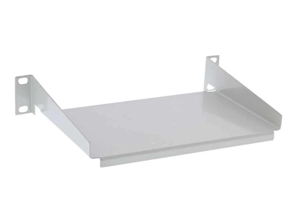 InLine 10" Fachboden - 160mm - 10kg - 1HE - RAL 7035 grau