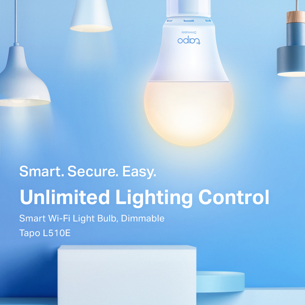 TP-LINK Tapo L510E - LED-Lampe - E27 - 8.7 W - Klasse F