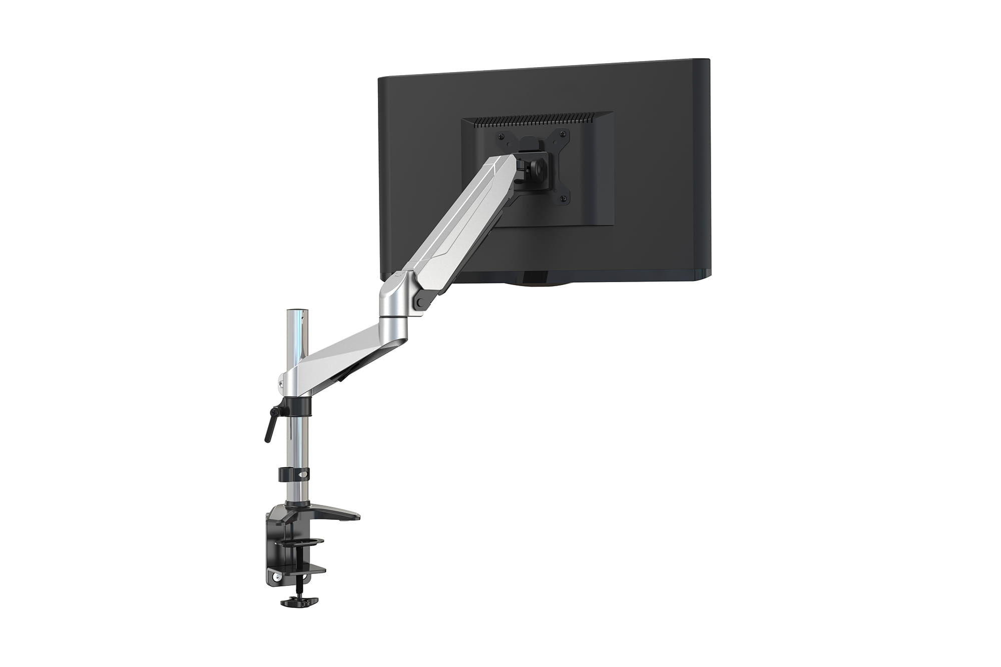 DIGITUS Single Monitorhalter mit Gasdruckfeder und Klemmbefestigung