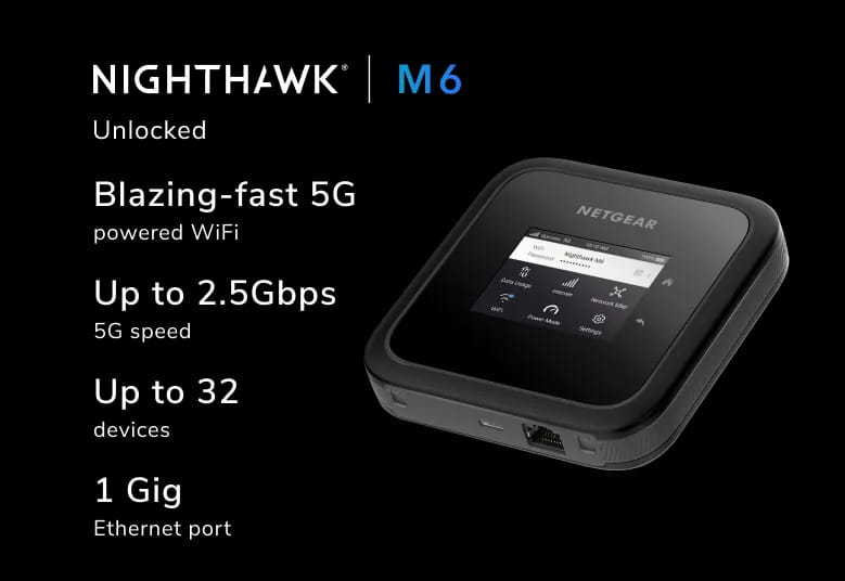 Netgear Nighthawk M6 - Mobiler Hotspot - 5G