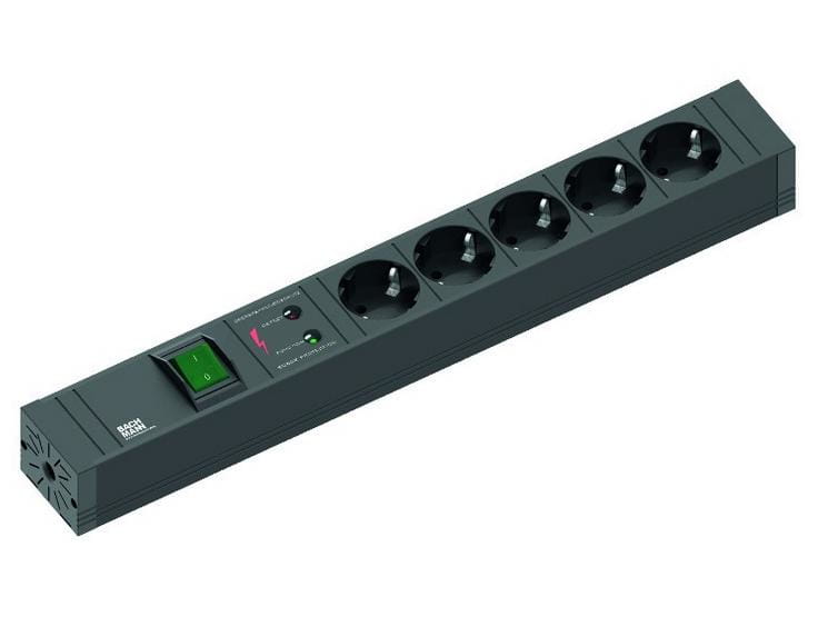 Bachmann CONNECT LINE - Stromverteilungseinheit - Ausgangsanschlüsse: 5 (power CEE 7/3)