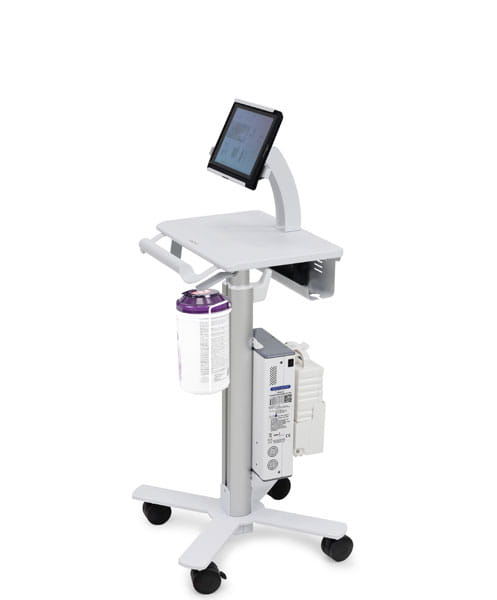 Ergotron Tablet Cart, SV10 - Wagen - für Tablet / Tastatur - medizinisch - Metall - weiß, Aluminium - Bildschirmgröße: bis zu 30,5 cm (bis zu 12 Zoll) Ergotron Tablet Cart, SV10 - Wagen - für Tablet / Tastatur - medizinisch - Metall - weiß, Aluminium - Bildschirmgröße: bis zu 30,5 cm (bis zu 12 Zoll)