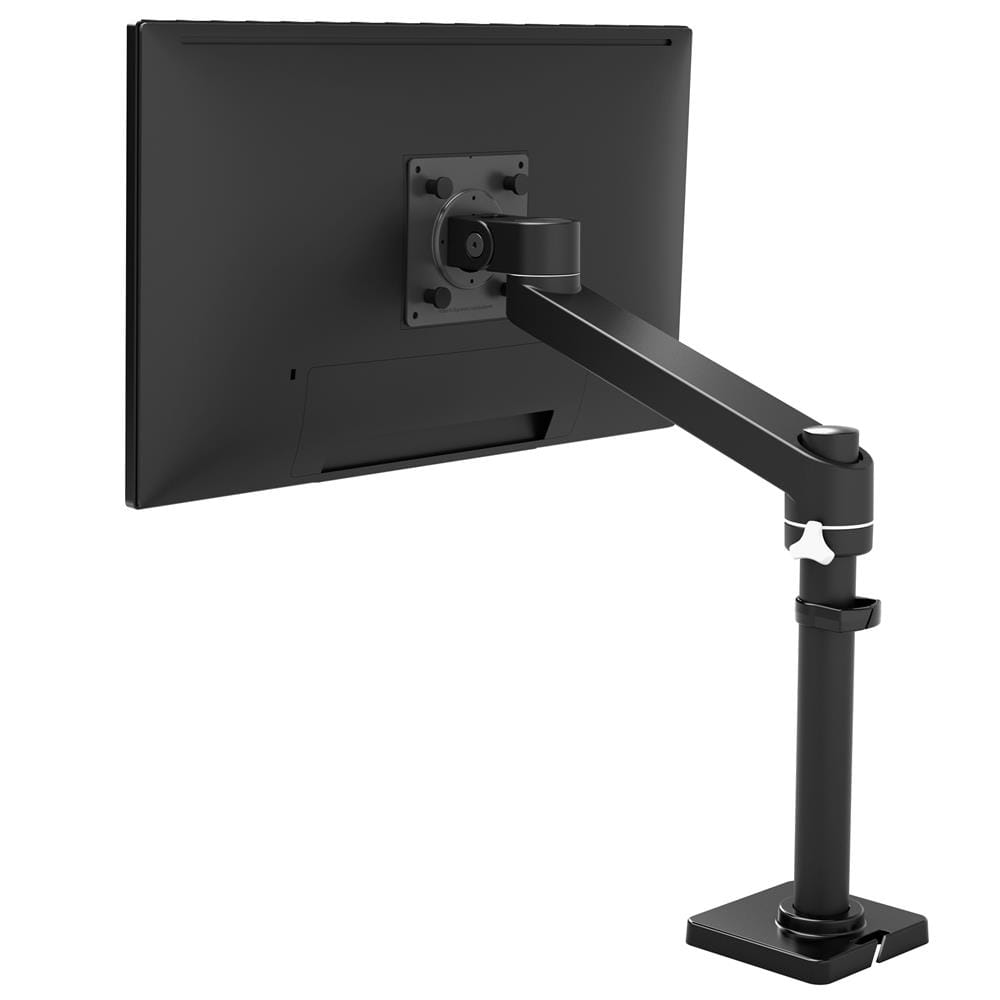Ergotron NX - Befestigungskit (Gelenkarm, Arm-Einheit, Befestigungsmaterialien, Basis, Stange, Pivot) - für Monitor - mattschwarz - Bildschirmgröße: bis zu 86,4 cm (bis zu 34 Zoll)